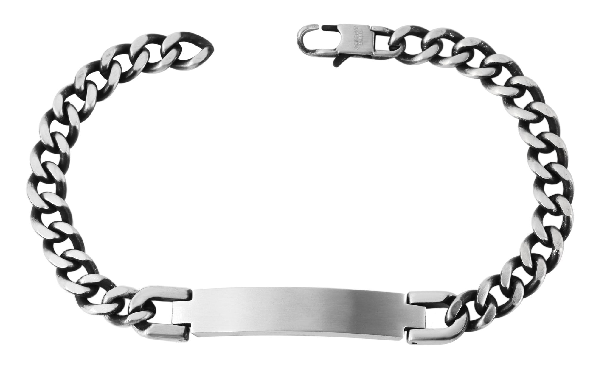 Adelia´s Armband »Unisex Armband aus Edelstahl 20,5 cm«