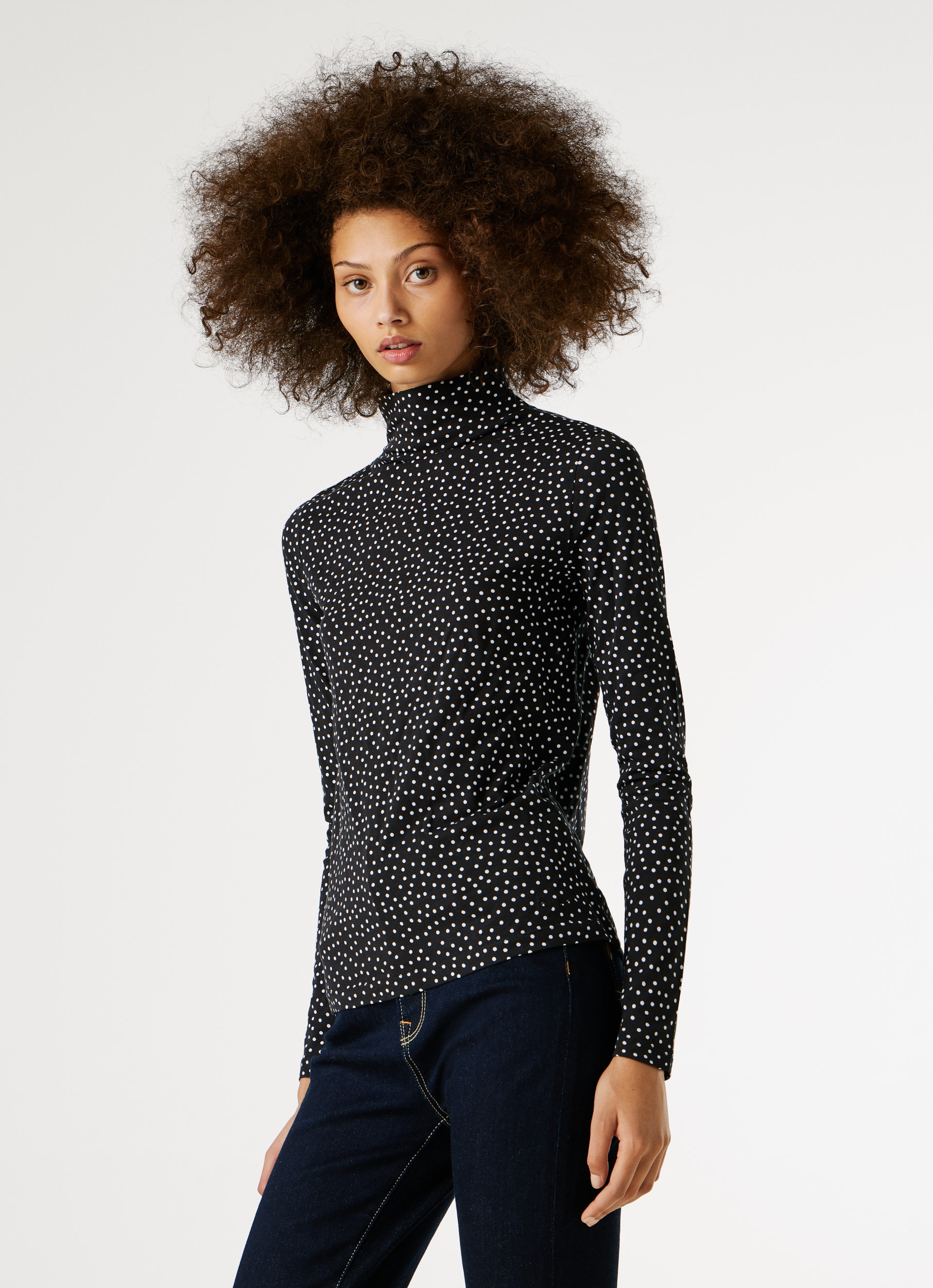 Pepe Jeans Langarmshirt »BIBI« mit Stehkragen