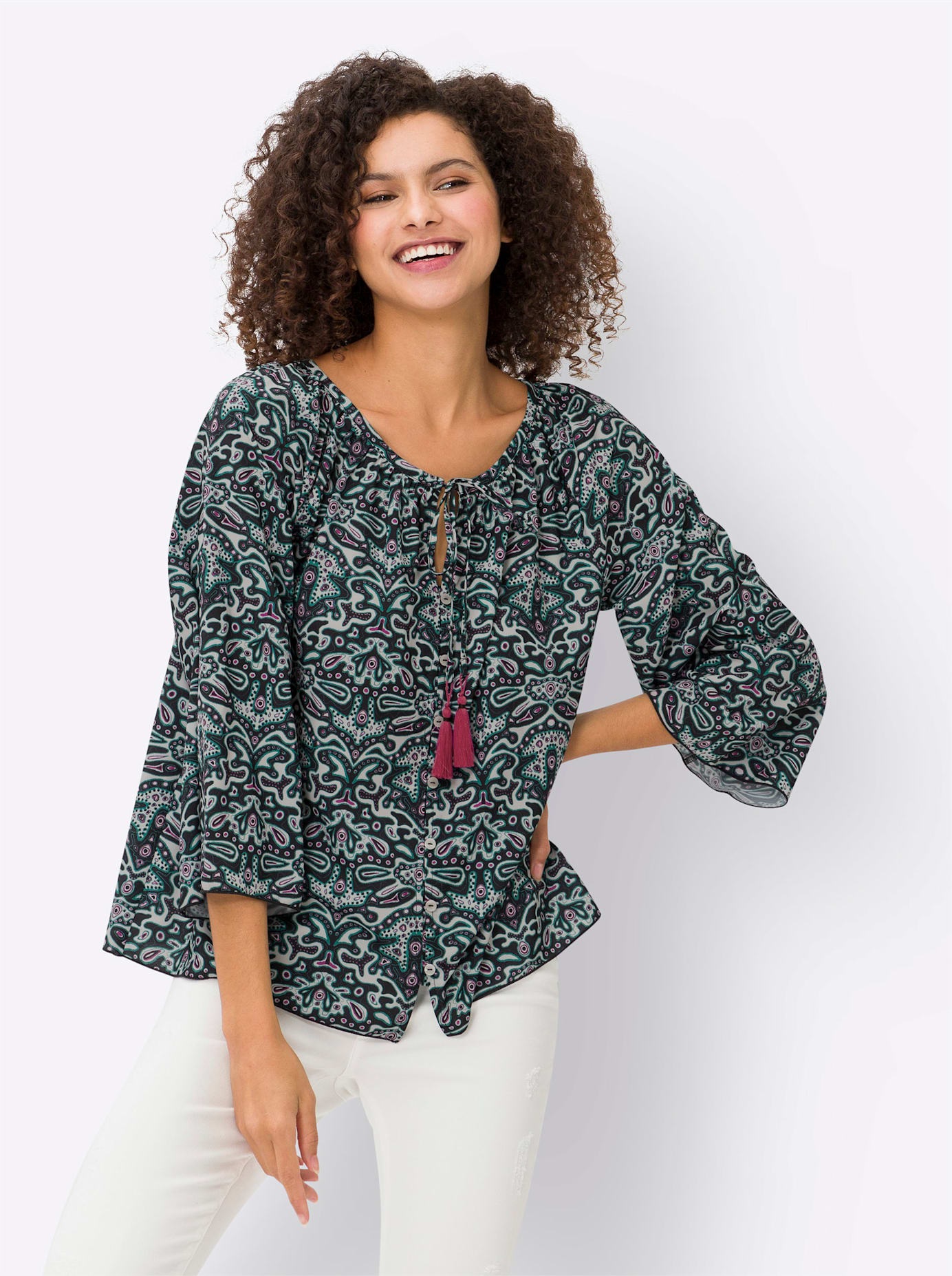 heine Druckbluse