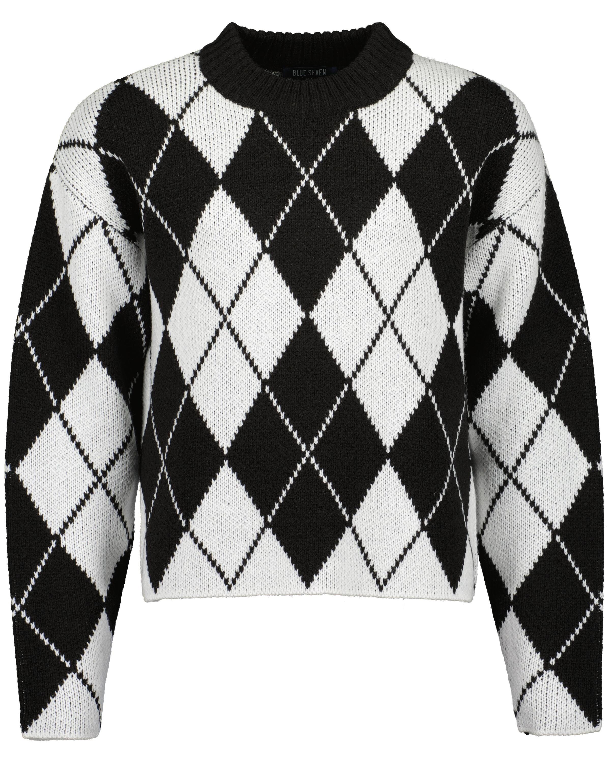 Blue Seven Mädchen Strickpullover »Strickpullover« 1 Stk. tlg. in schwarz, Größe 152