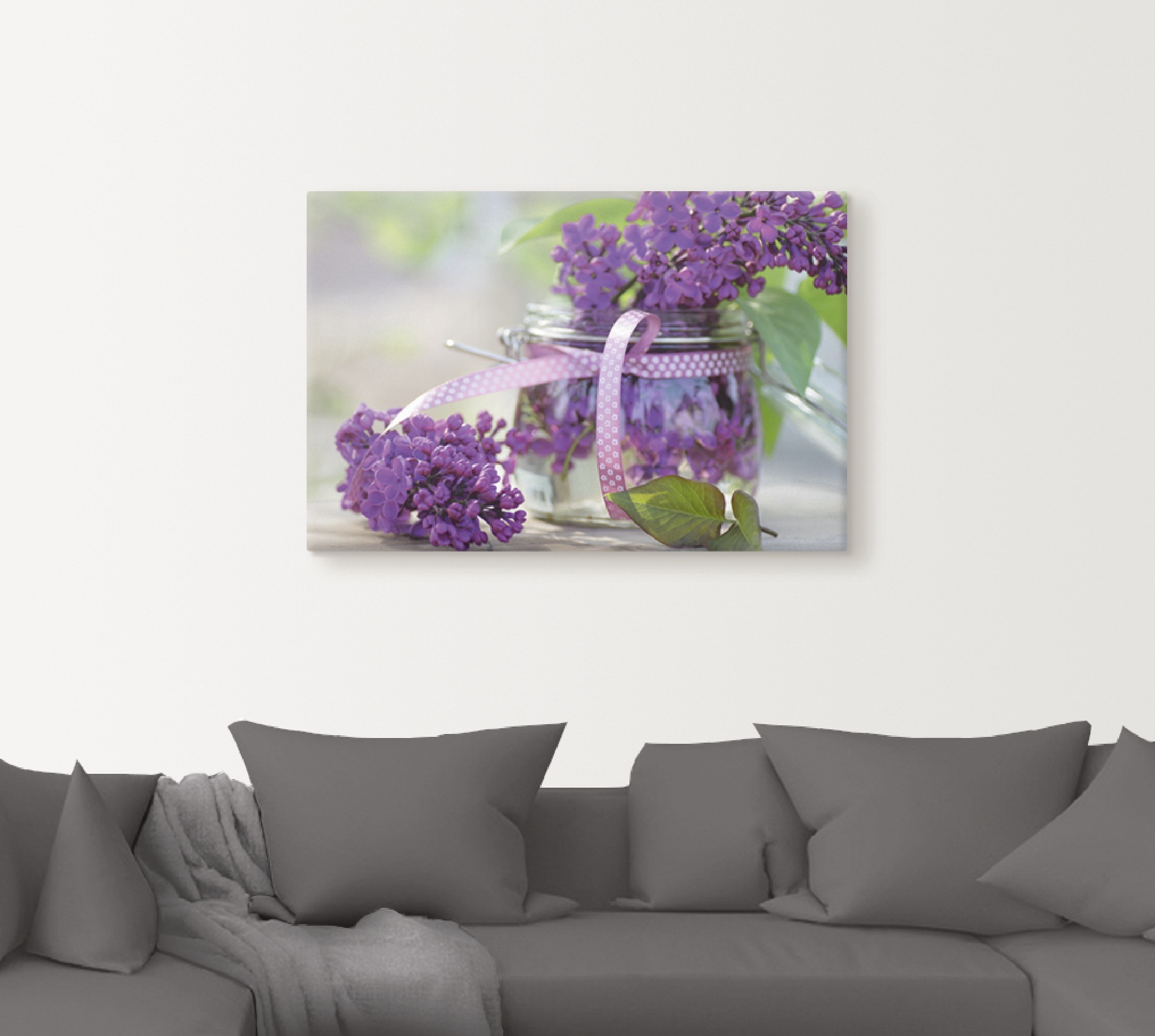 Artland Wandbild »Flieder Strauss« Blumen 1 Stk. tlg. als Leinwandbild, Poster in verschied. Größen