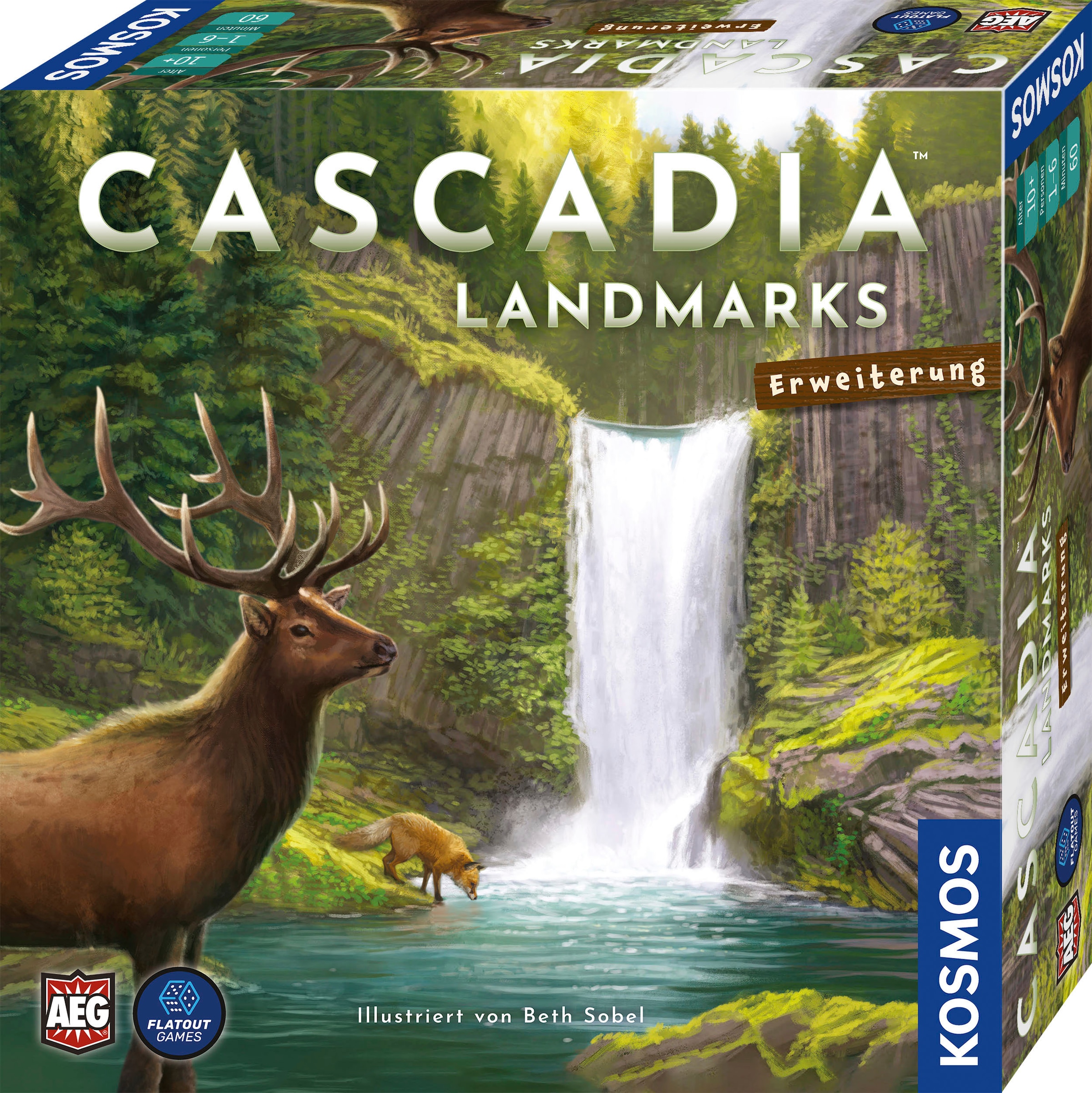 Spiel »Cascadia - Landmarks Erweiterung«