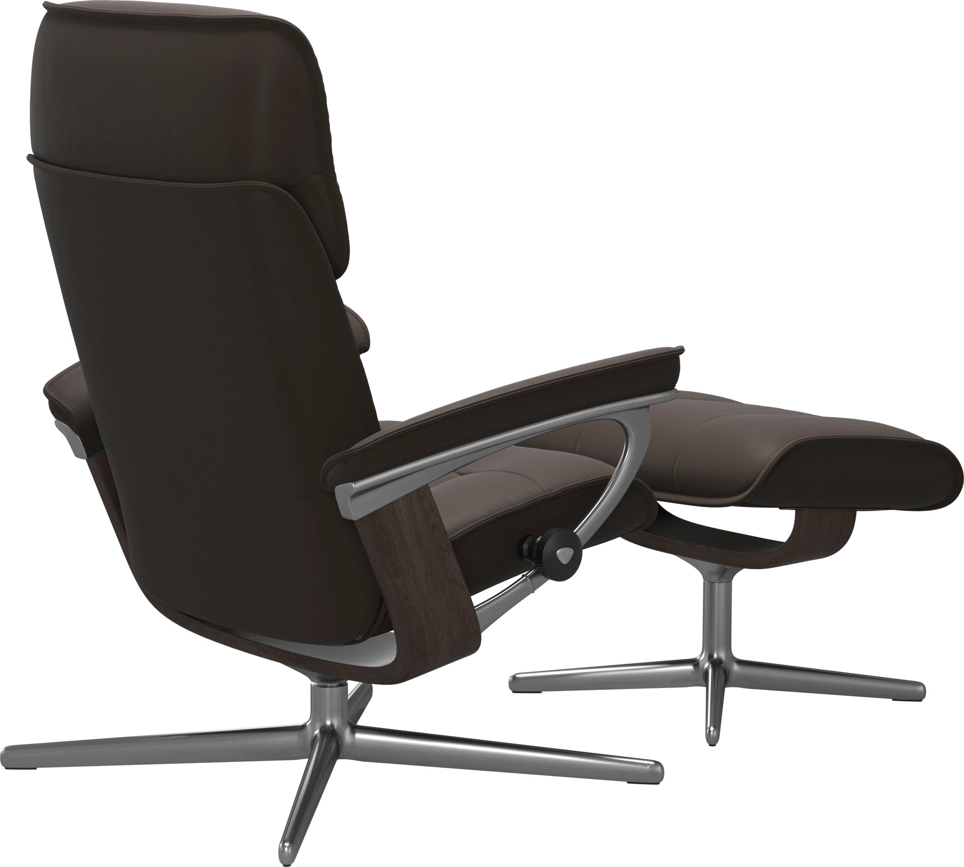 Stressless® Fußhocker »Admiral« mit Cross Base, Größe M & L, Holzakzent Wenge