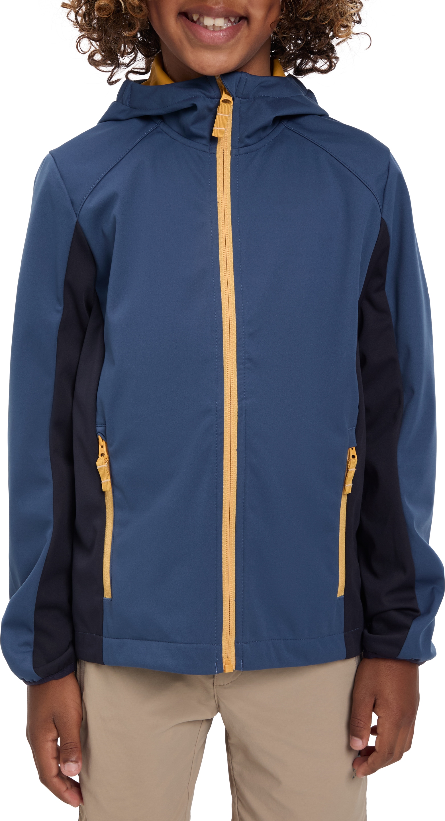 McKINLEY Outdoorjacke »JU.-UNTERJACKE ABE LT B« mit Kapuze kontrastfarbige Einsätze und Accessoires, mit Kapuze