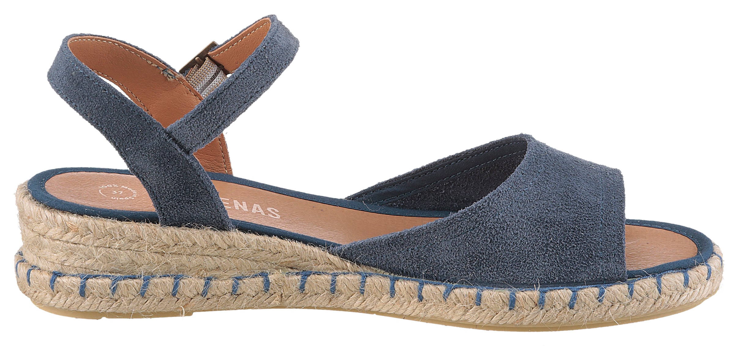VERBENAS Sandale »VALERIE SERRAJE«, Sommerschuh, Riemchensandalette, Urlaubschuh mit Keilabsatz