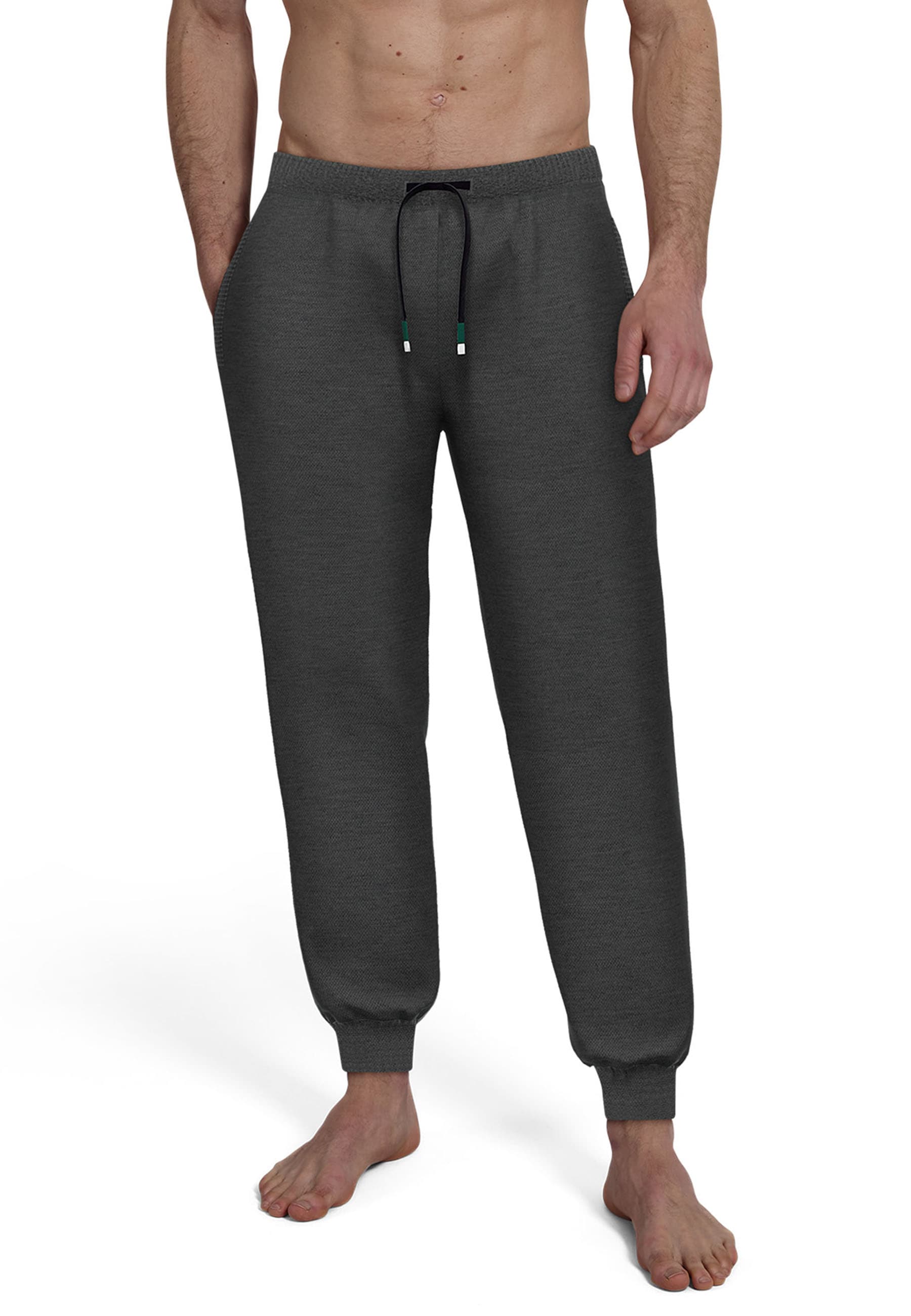 bugatti Pyjamahose »Bologna«, mit Seitentaschen, niedriger Bund, bequem, elastisch, Materialmix