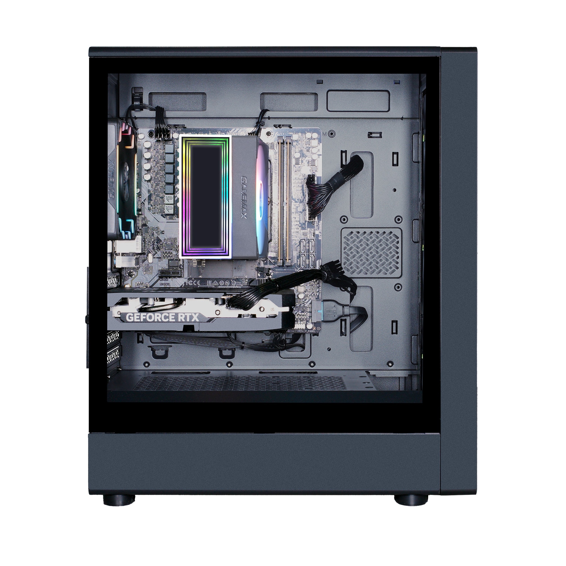GAMEMAX Gaming-PC »AERIS GB 8119 AMD Ryzen 7 5700X 16GB 480GB SSD RTX 5060« Windows 11
