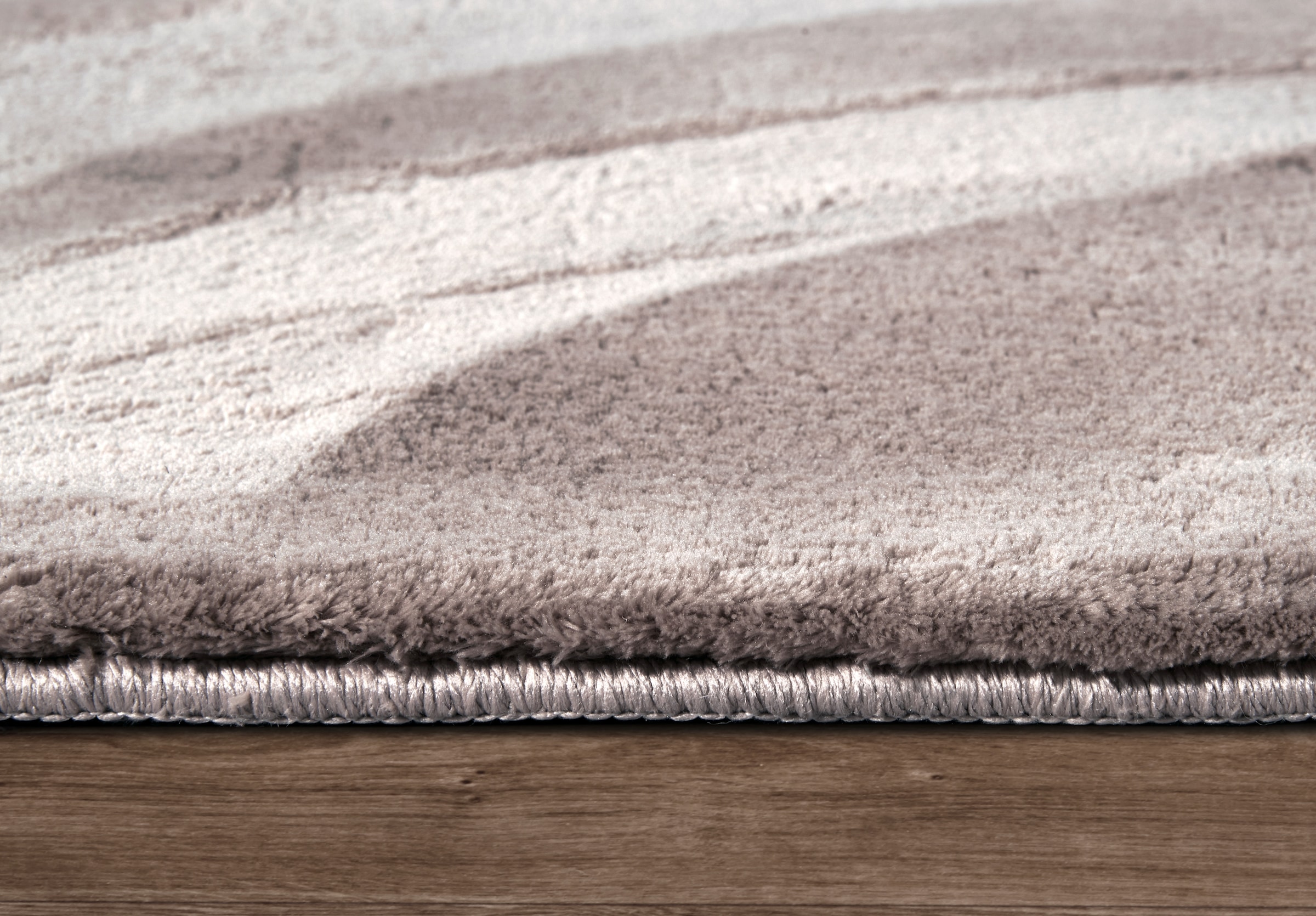 Villeroy & Boch Teppich »Leon«, rechteckig, 15 mm Höhe, Langflor, Shaggy, uni, flauschig weich, glänzend, Kaninchenfell Haptik