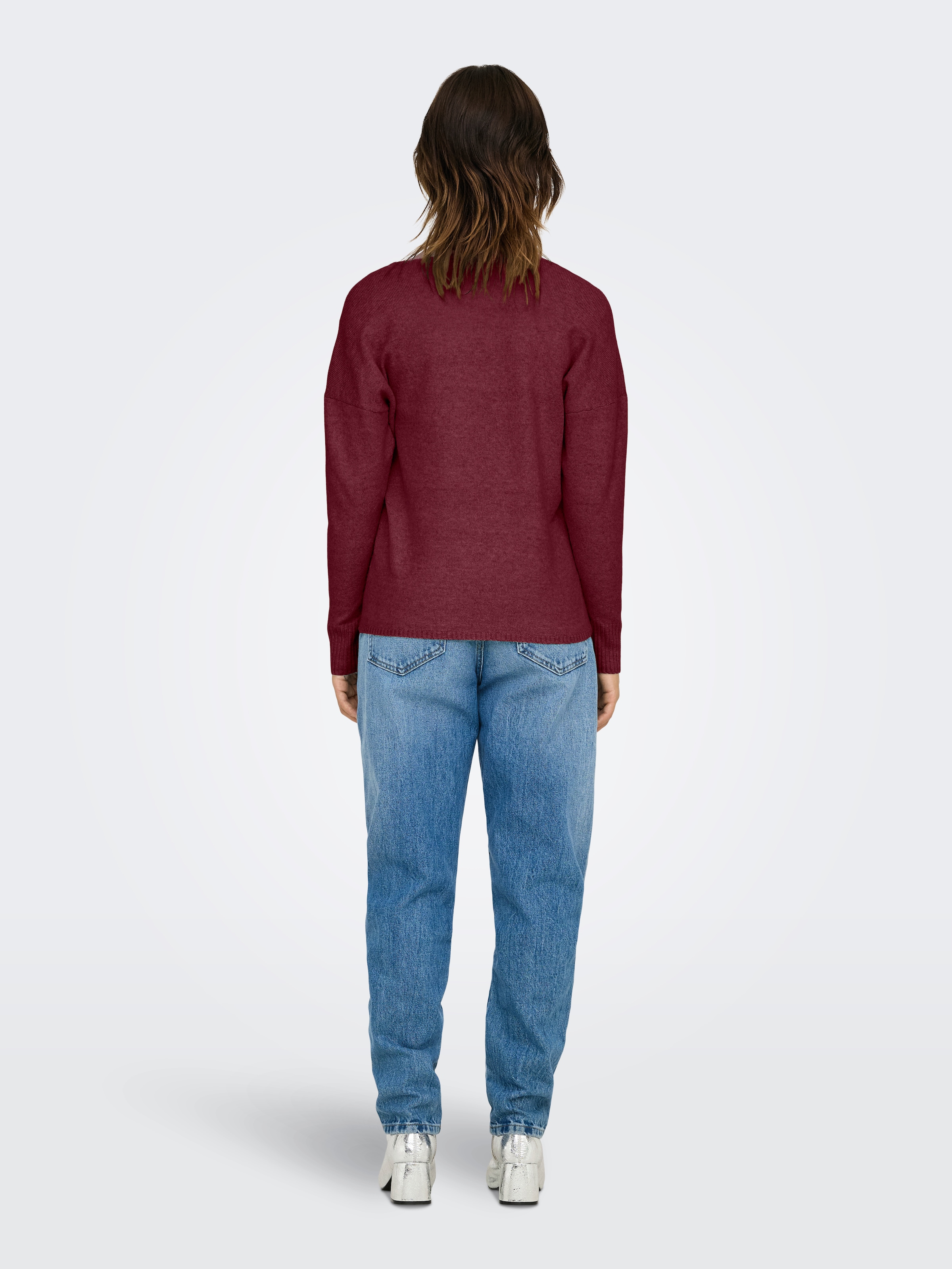ONLY V-Ausschnitt-Pullover »ONLRICA LIFE L/S V-NECK PULLO KNT NOOS«