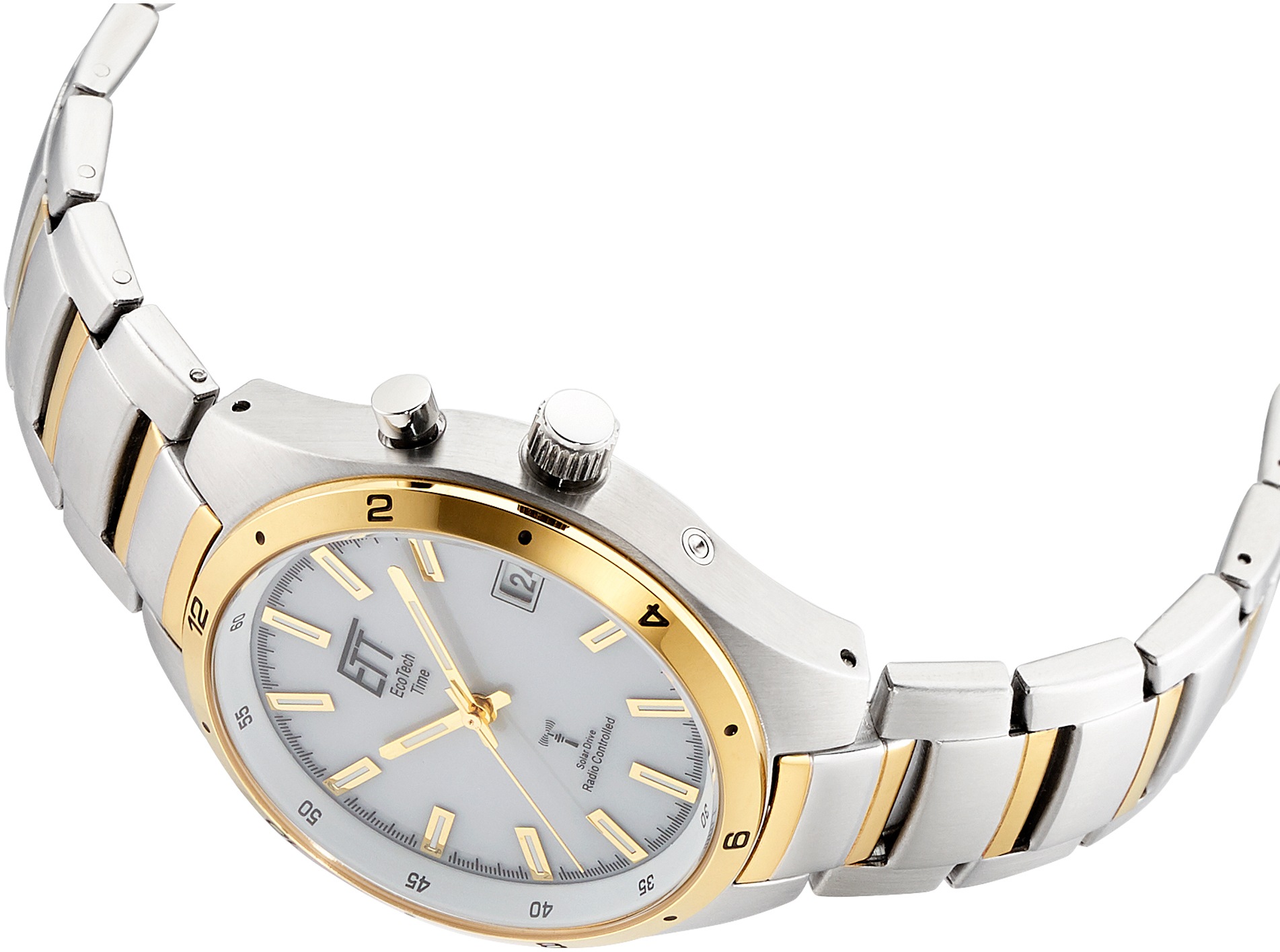 ETT Funkuhr »Altai«, Armbanduhr, Herrenuhr, Datum, Solar
