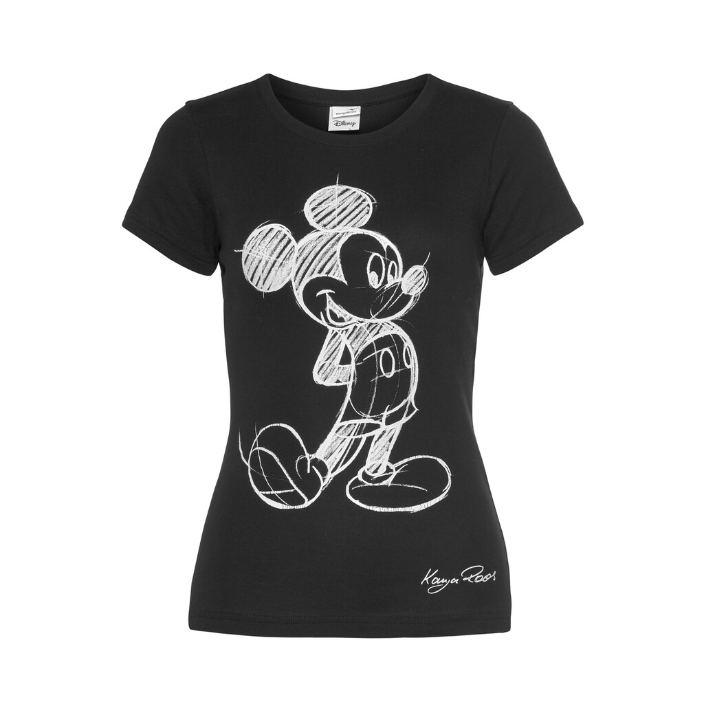 KangaROOS Print-Shirt »Mickey Maus«, mit Mickey Mouse in Skizzen-Optik - NEUE KOLLEKTION