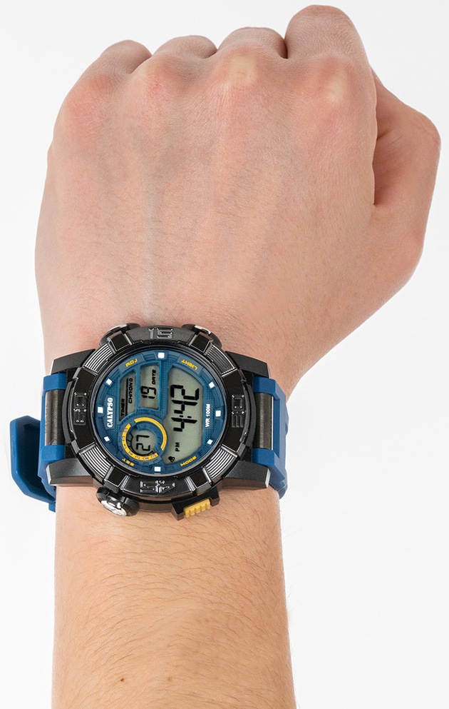 CALYPSO WATCHES Chronograph »X-Trem«, Armbanduhr, Quarzuhr, Herrenuhr, Datum, Digitalanzeige, Stoppfunktion