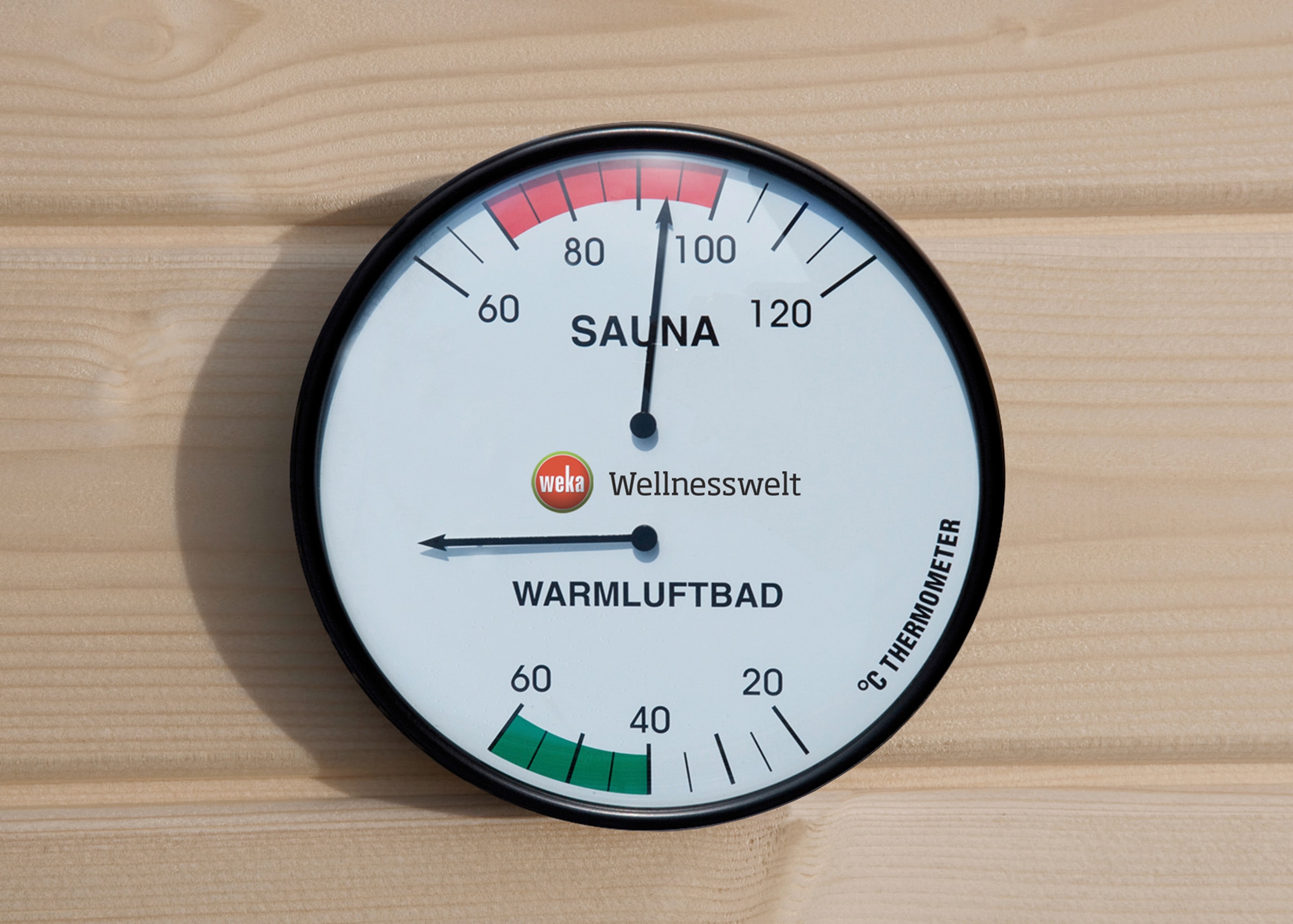 Raumthermometer, für Saunen