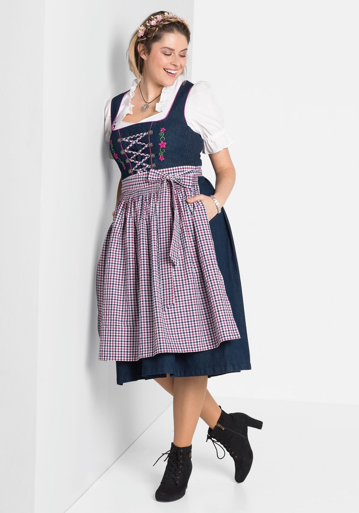 Dirndl »Dirndl mit Schürze 2tlg«, mit Schürze 2tlg