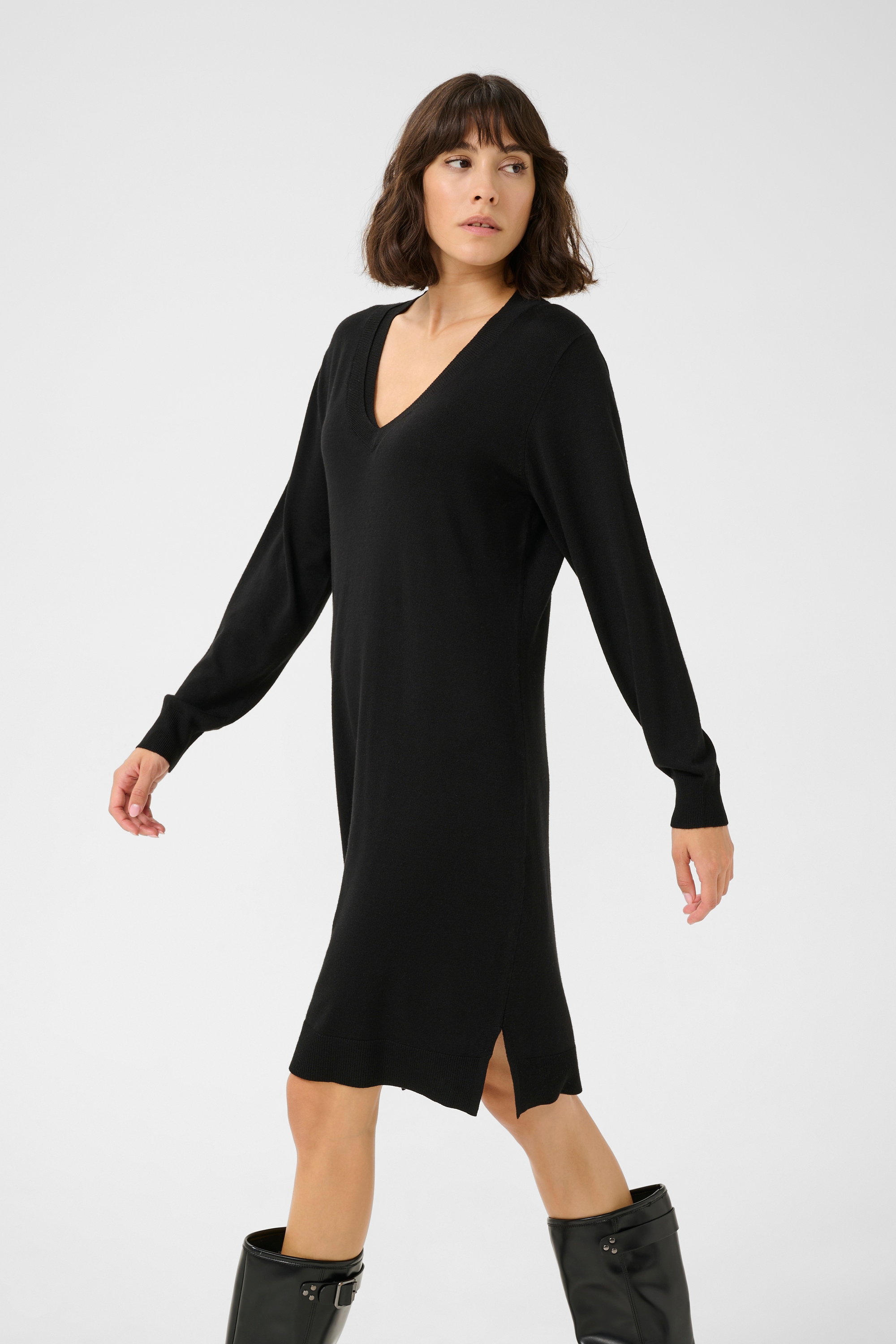 KAFFE Midikleid »Kleid KAlizza«