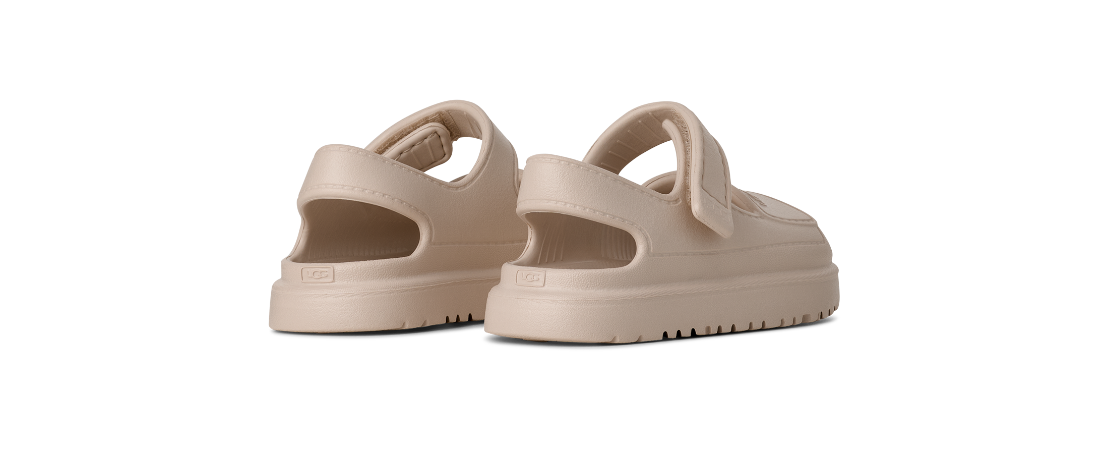UGG Badesandale »GOLDENGLOW«  Strandschuh, Sandale mit modischer Plateausohle