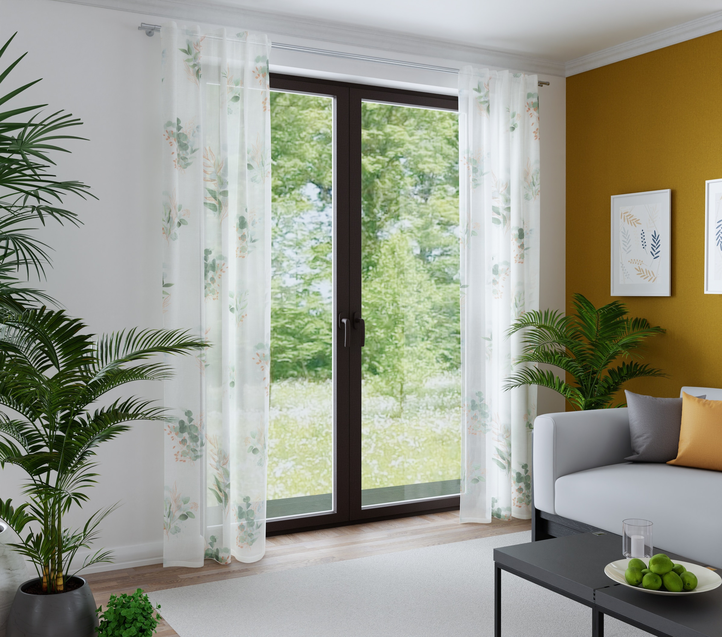 HOMING Gardine »Tallis« verdeckte Schlaufen 1 Stk. tlg. Fertigschal