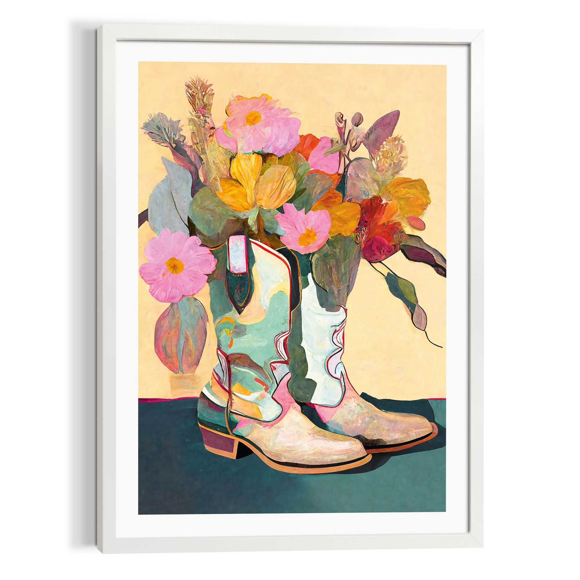 Reinders! Leinwandbild »Flower Boots«