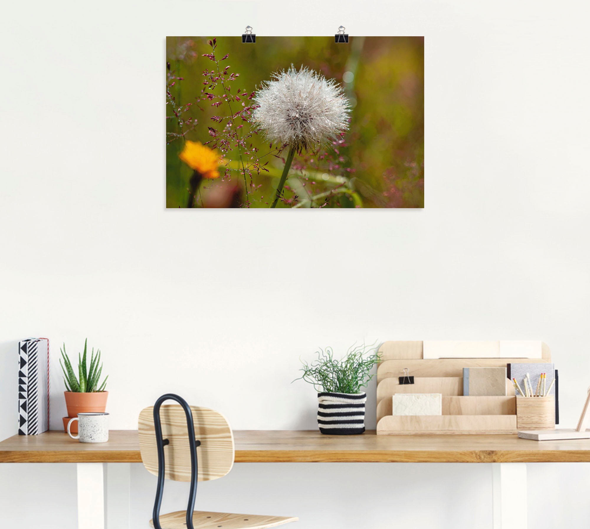 Artland Wandbild »Pusteblume im Blumenfeld«, Blumen, (1 St.), als Leinwandbild, Poster in verschied. Größen
