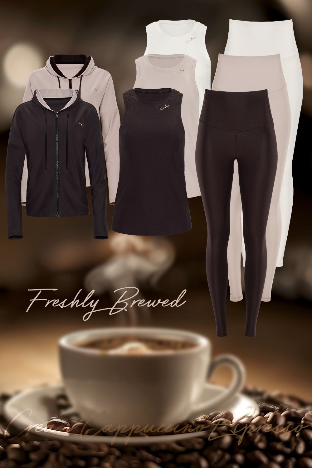 Winshape Trainingsjacke »Functional Comfort Jacket J008C«, mit Ton-in-Ton-Farbakzent