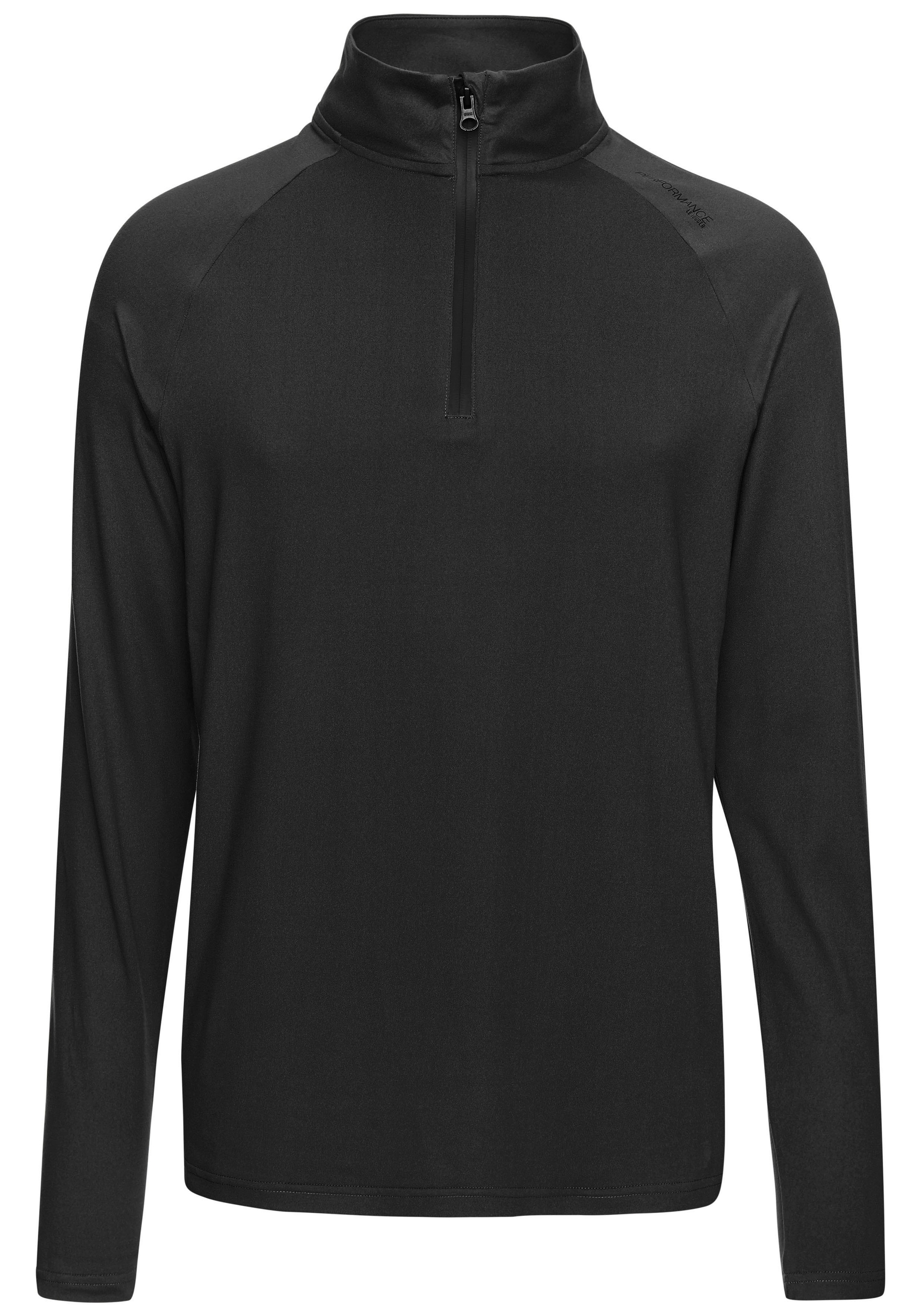 Le Jogger Performance Funktionsshirt mit Stehkragen und Reißverschluss