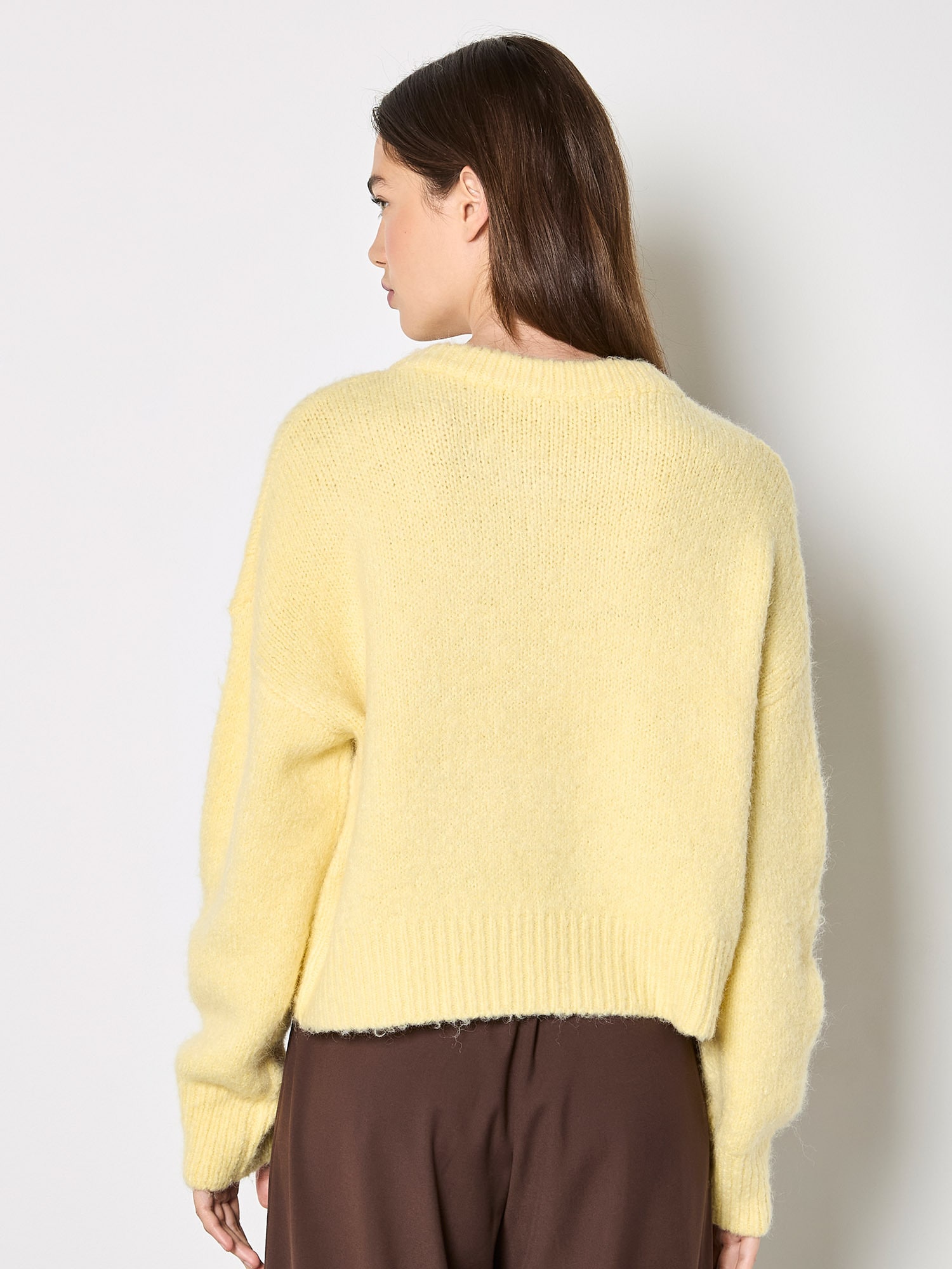Apricot Strickfleece-Pullover »Pullover« mit Gänseblümchen-Applikation