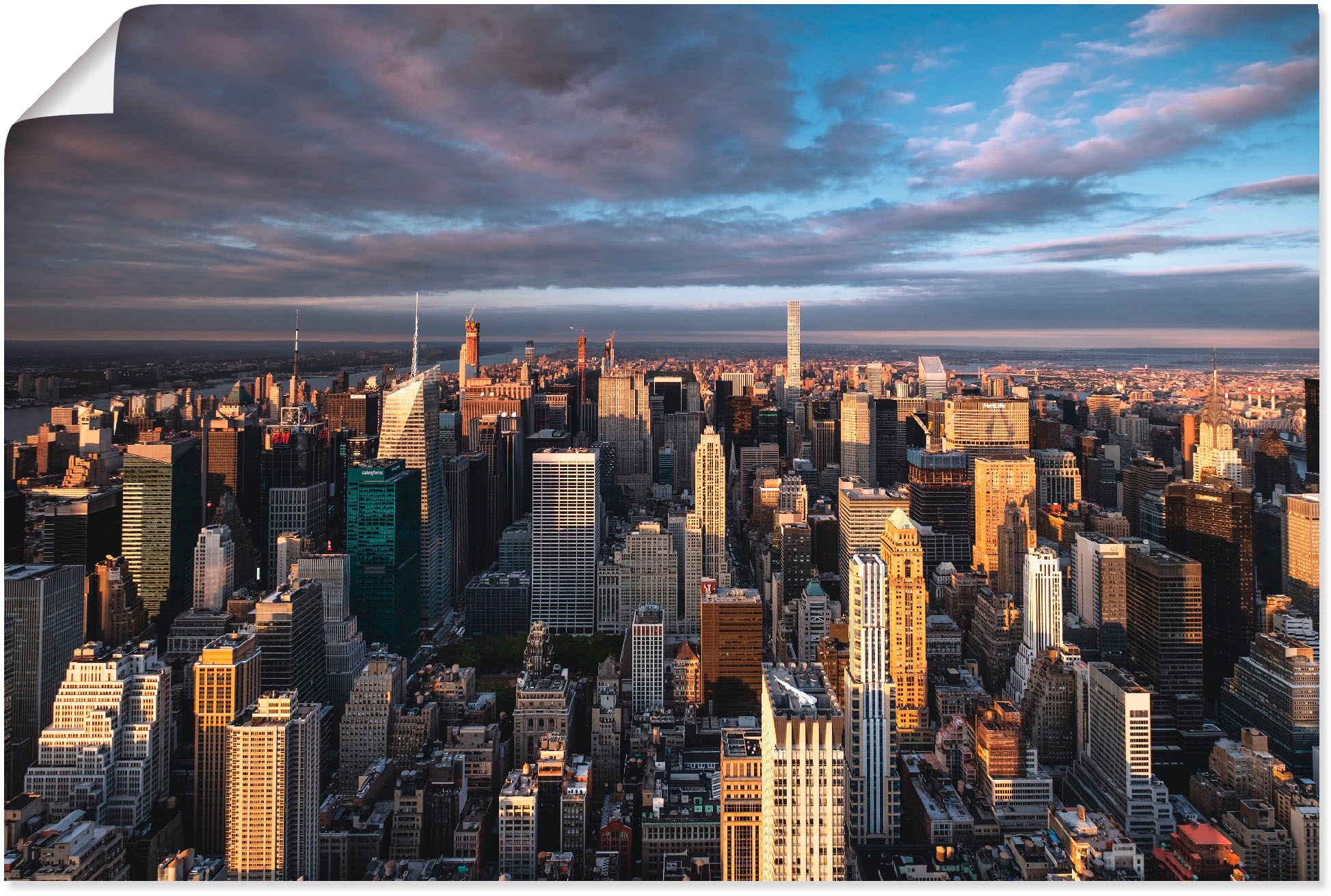Artland Wandbild »Midtown Manhattan«, Amerika, (1 St.), in vielen Größen & Produktarten - Alubild / Outdoorbild für den Außenbereich, Leinwandbild, Poster, Wandaufkleber / Wandtattoo auch für Badezimmer geeignet