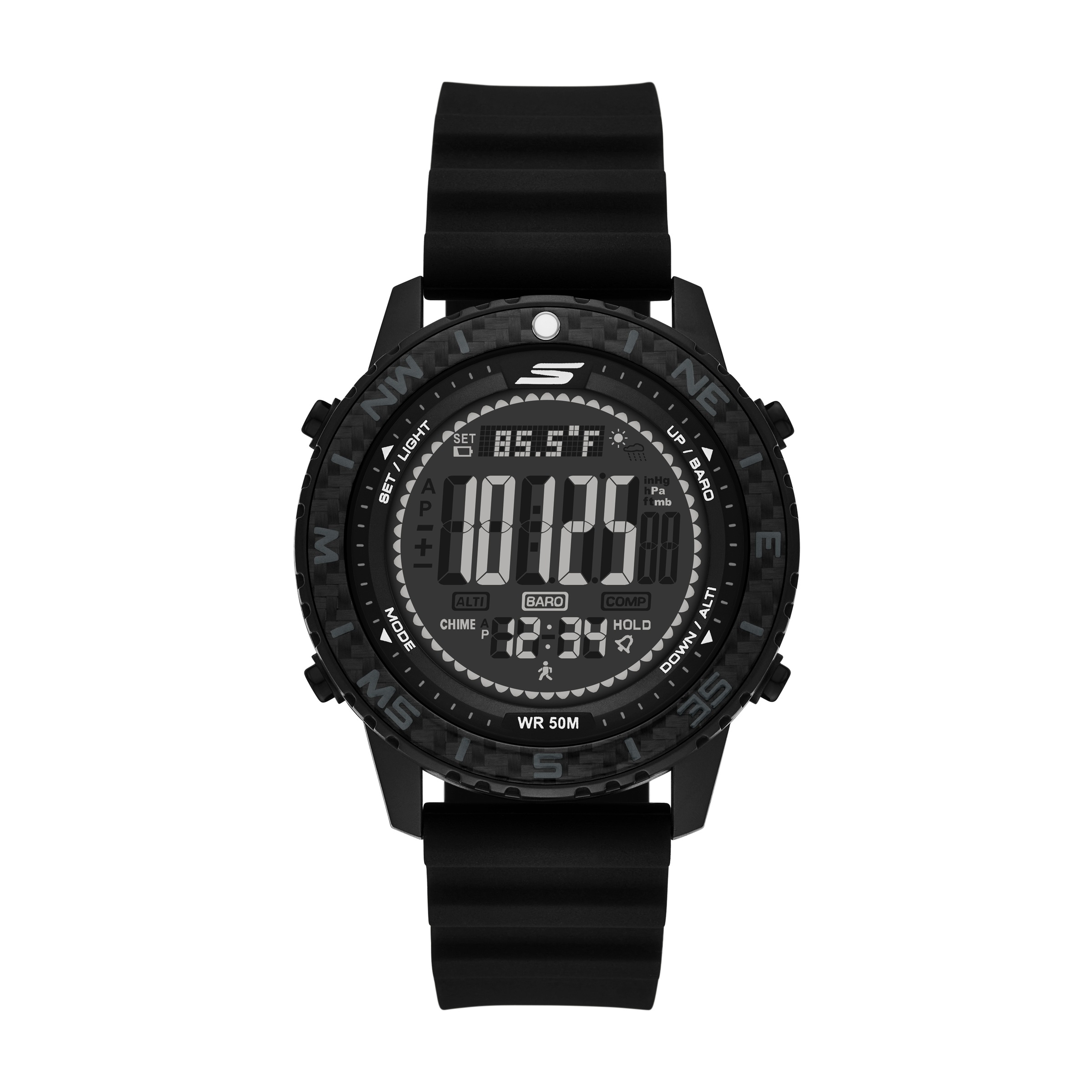 Skechers Chronograph »Adventure Sport« Quarzuhr, Armbanduhr, Herrenuhr, Silikonarmband, digital, Tag