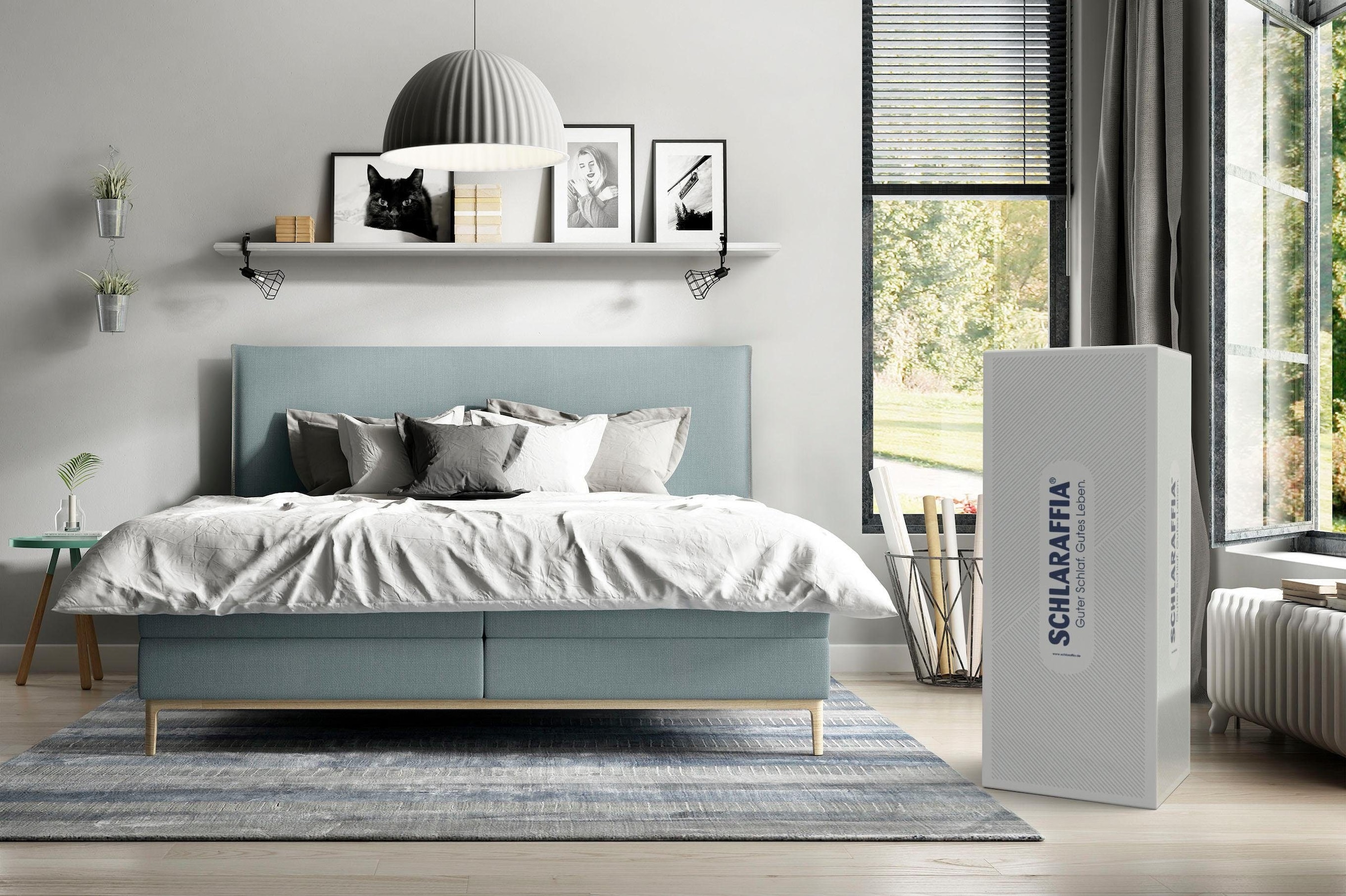 Schlaraffia Polsterbett Romeo mit Matartze Geltex Quantum Touch Next