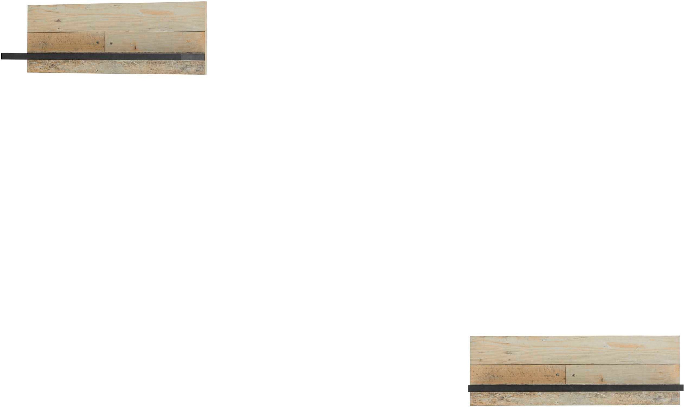Wandregal »Sherwood«, Breite 90 cm, in modernem Holz Dekor, 28 mm starke Ablageböden