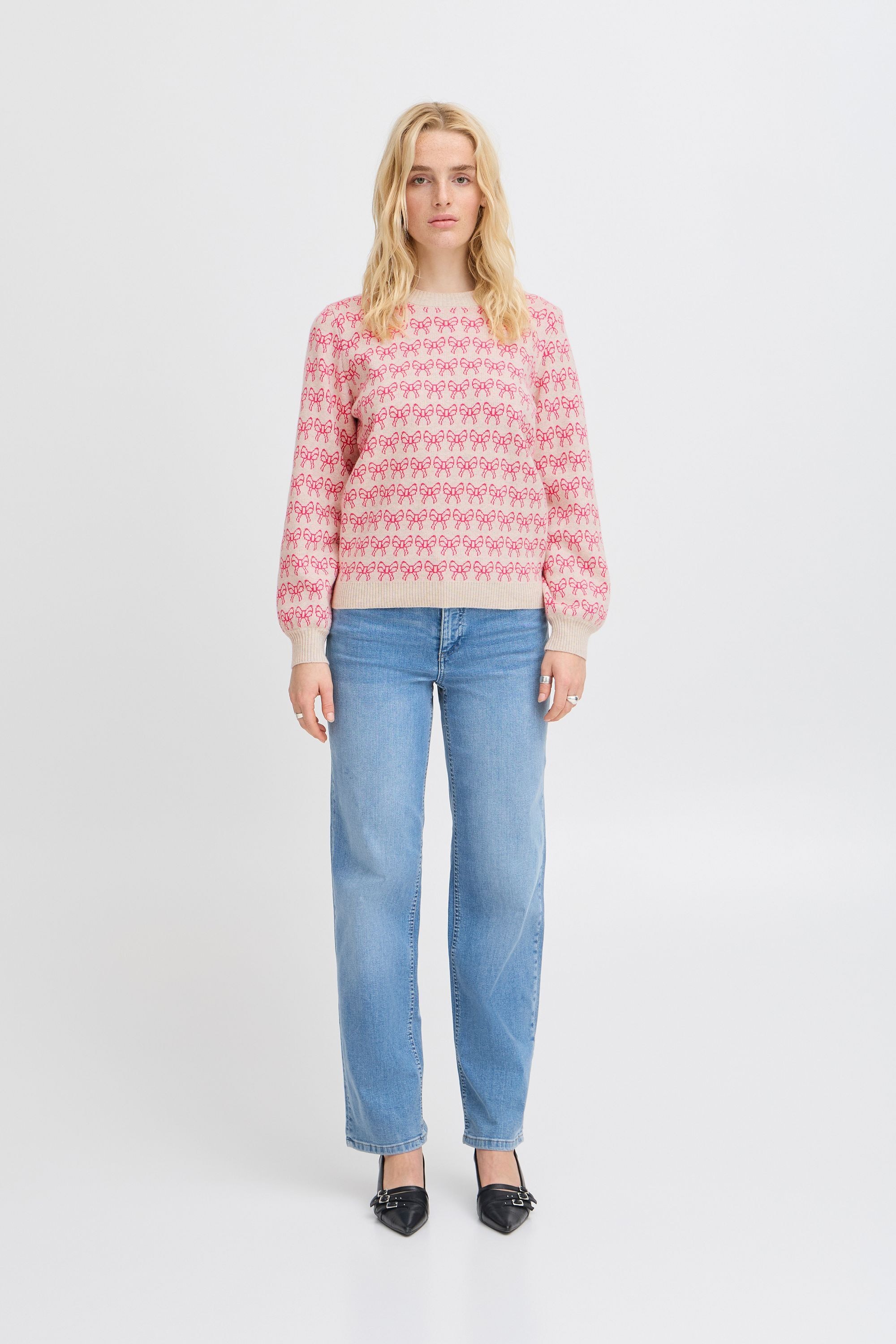 Ichi Strickfleece-Pullover »Strickpullover IHBRIELLE«