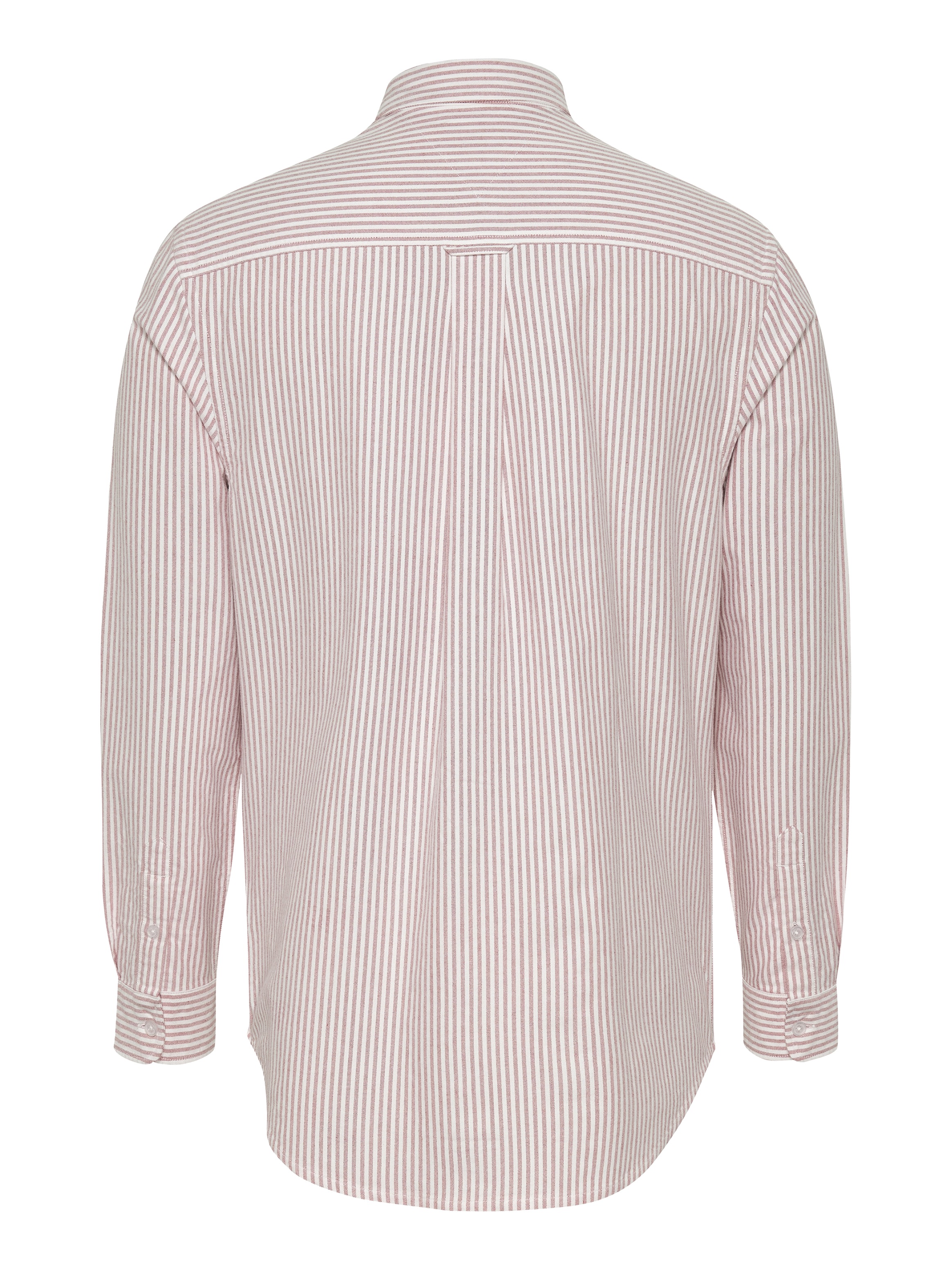 Tommy Jeans Langarmhemd »TJM STRIPE OXFORD SHIRT EXT«, mit Logostickerei