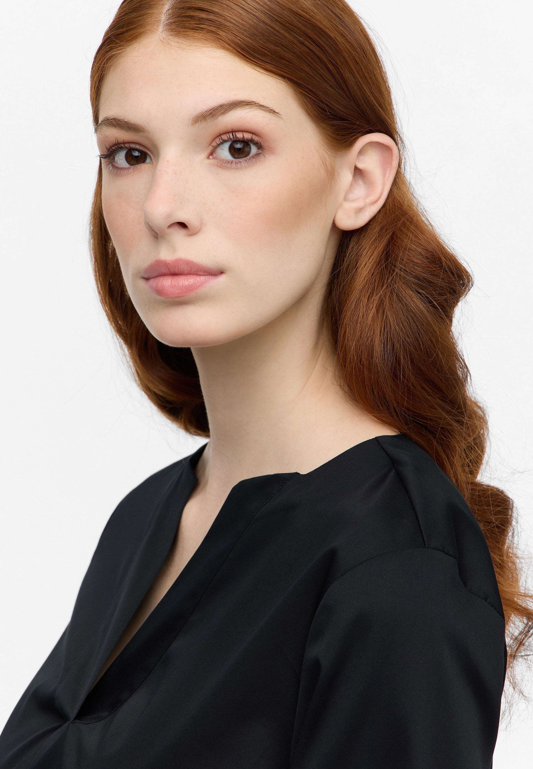 Eterna Longbluse »LOOSE FIT«, EASY IRON (bügelleicht)