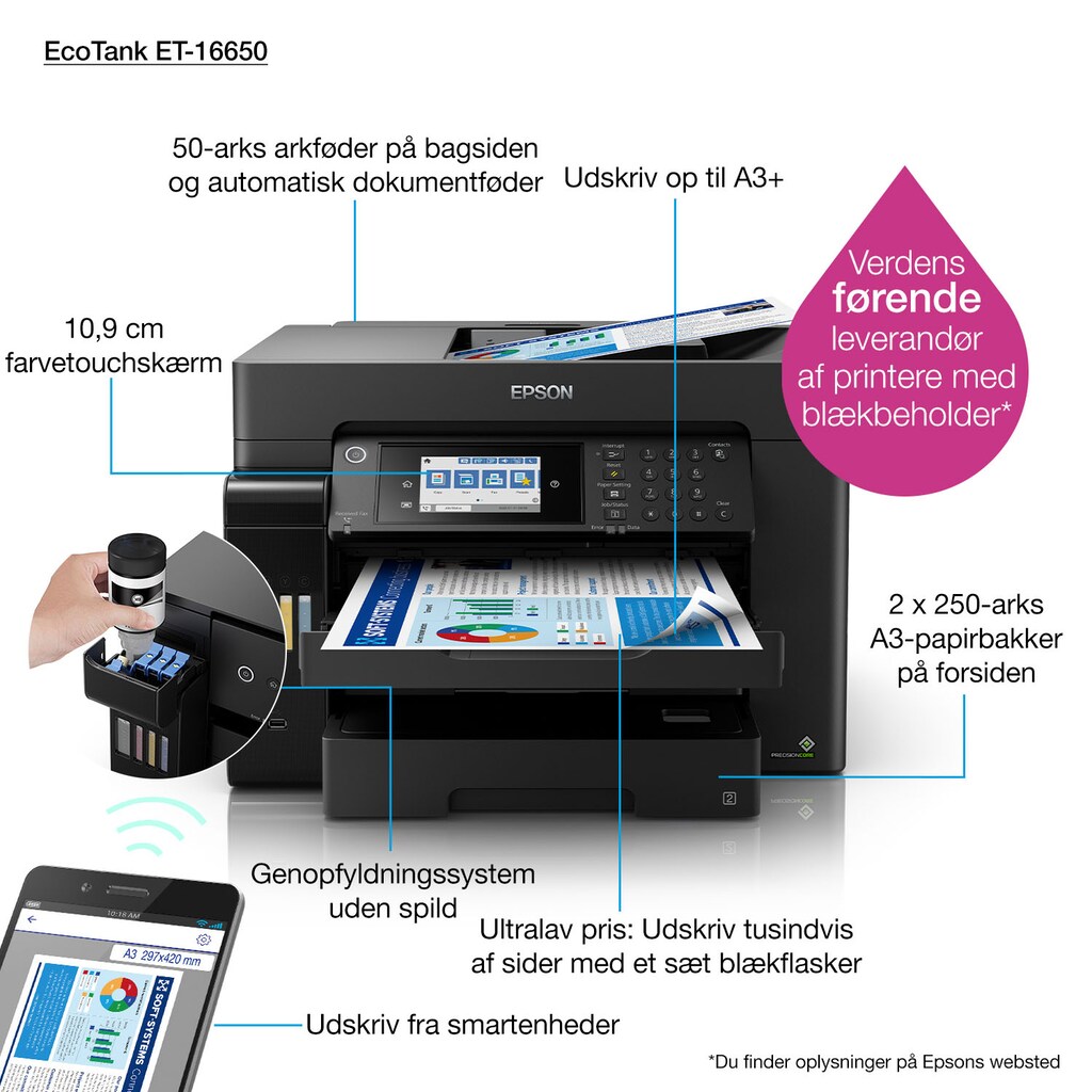 Epson Multifunktionsdrucker »EcoTank ET-16650«