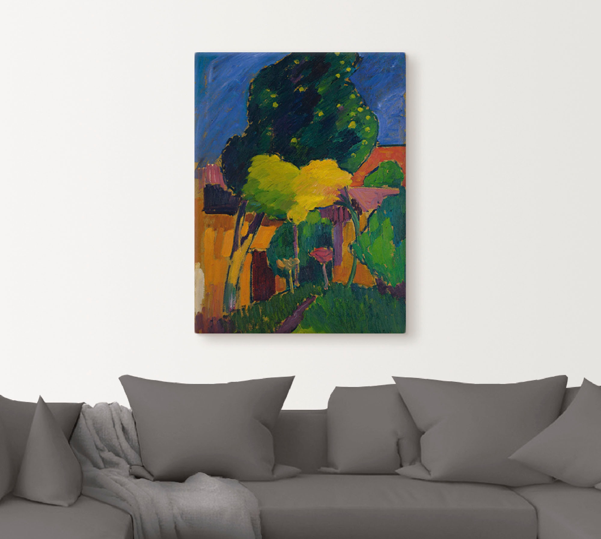 Artland Leinwandbild »Murnau. 1908« Garten 1 Stk. tlg. auf Holzrahmen gespannt