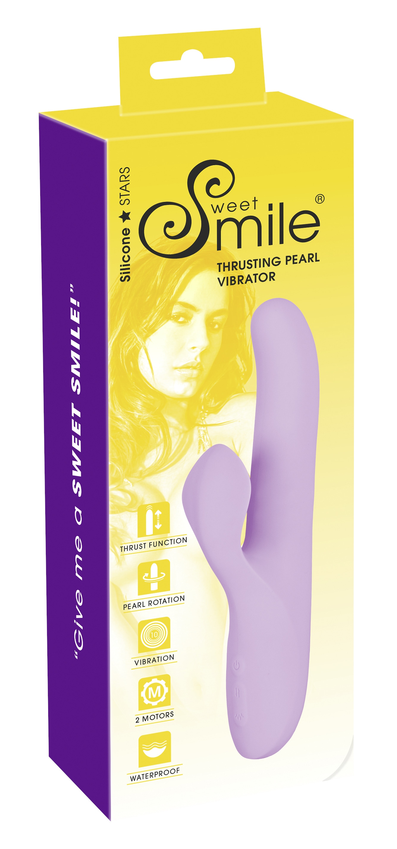 Sweet Smile Vibrator »Rabbitvibrator Thrusting Pearl Vibrator«