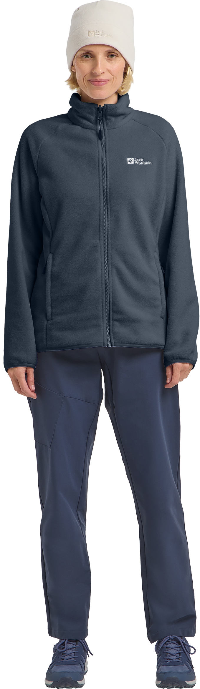 Jack Wolfskin Fleecejacke, Atmungsaktiv, leicht, Übergangsjacke