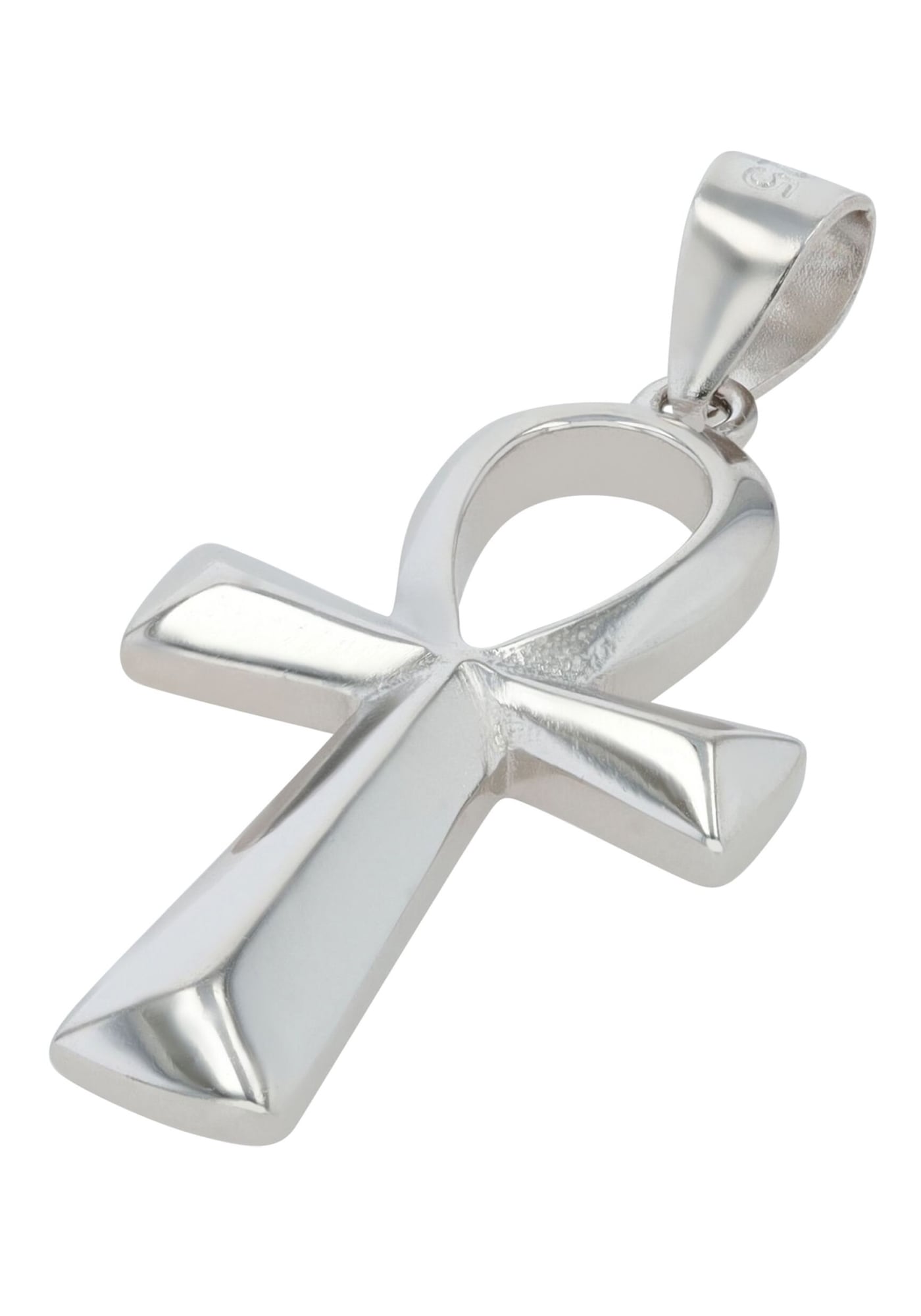 AKZENT Kettenanhänger »"Ankh Pure" aus 925 Sterlingsilber, rhodiniert, langlebig«