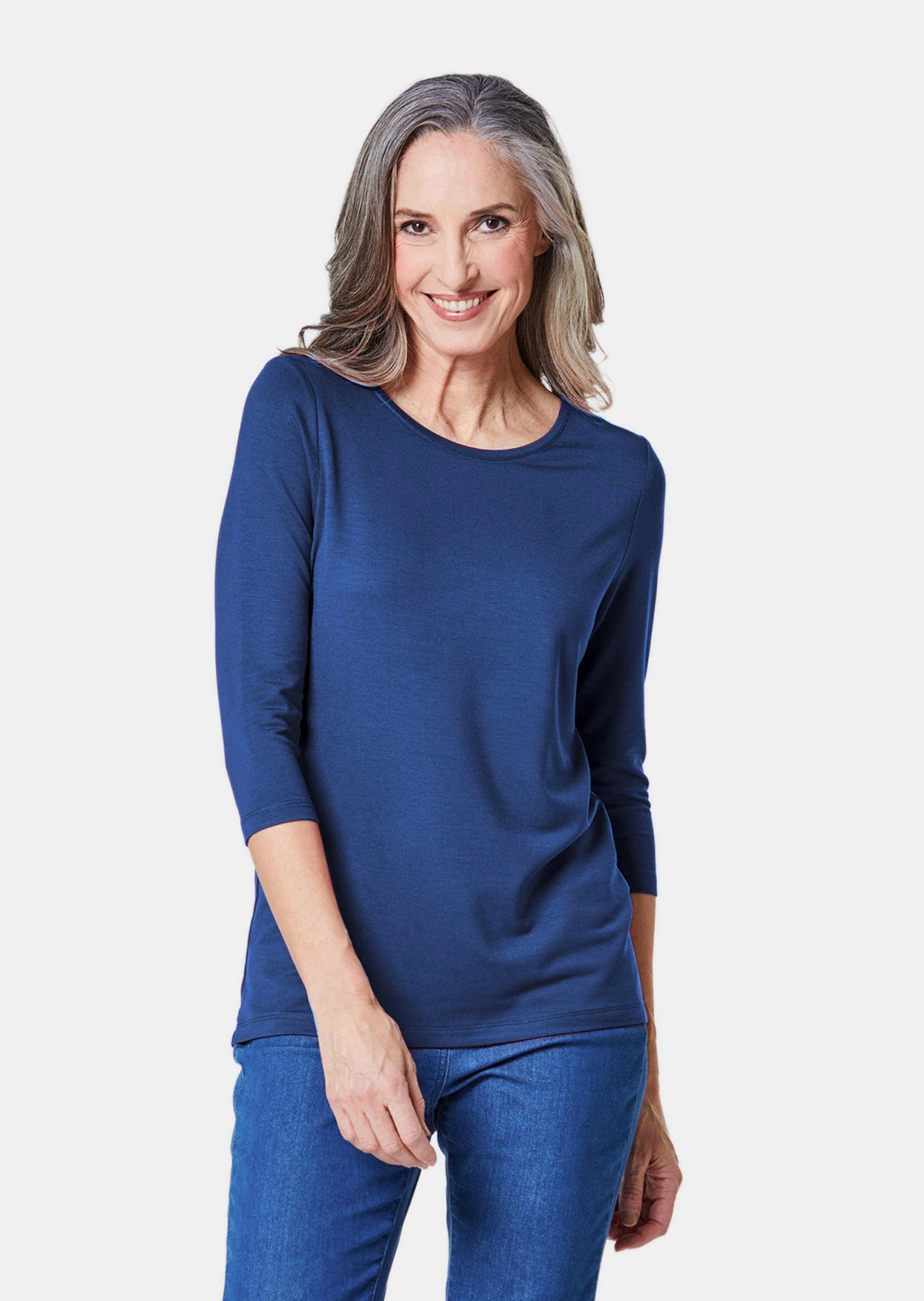 GOLDNER 3/4-Arm-Shirt »Kombifreundliches Shirt mit ¾ Arm«