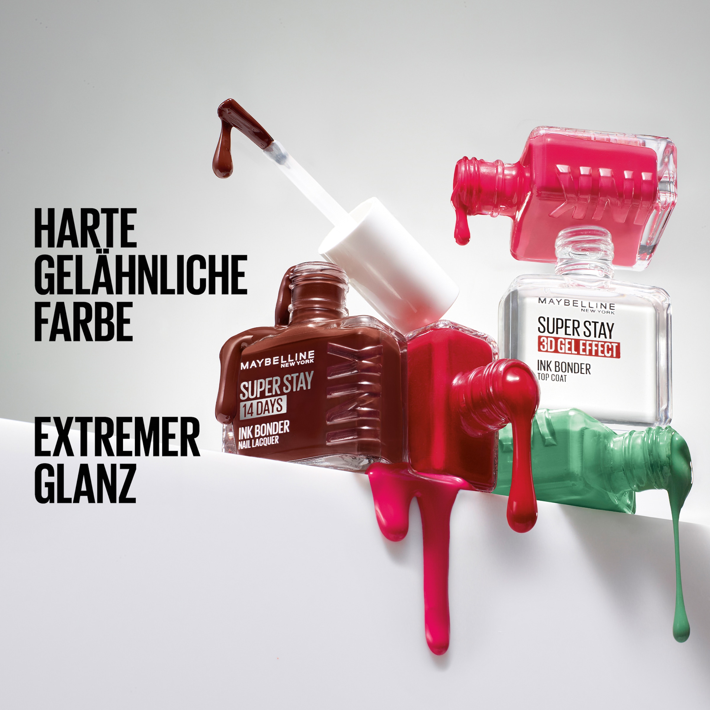MAYBELLINE NEW YORK Nagellack »Maybelline New York Super Stay Ink Bonder« glänzend