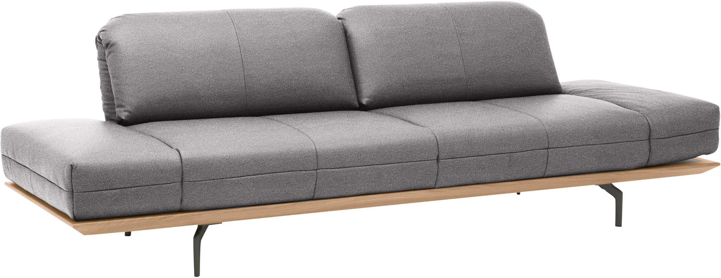 Creation BY ROLF BENZ 3-Sitzer »CR.420, Designsofa, Loungesofa«, in 2 Qualitäten, Holzrahmen in Eiche Natur oder Nußbaum, Breite 232 cm