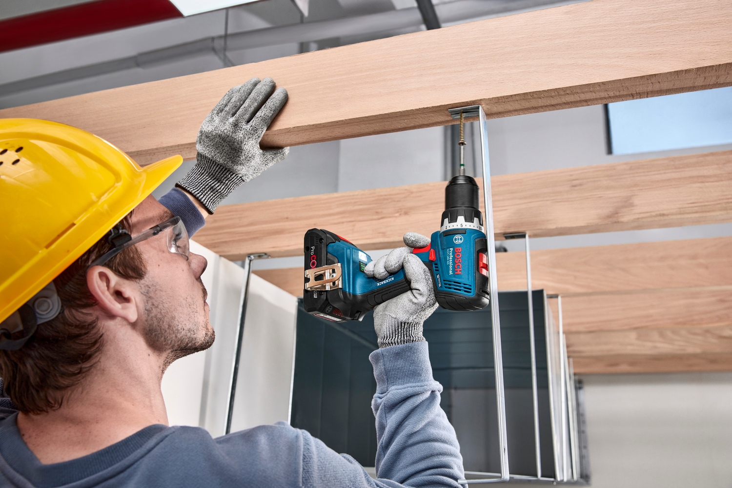 Bosch Professional Akku-Bohrschrauber »»GSR 18V-65««, Inkl. 2x Akku GBA 18V 5,0Ah, in L-BOXX 136