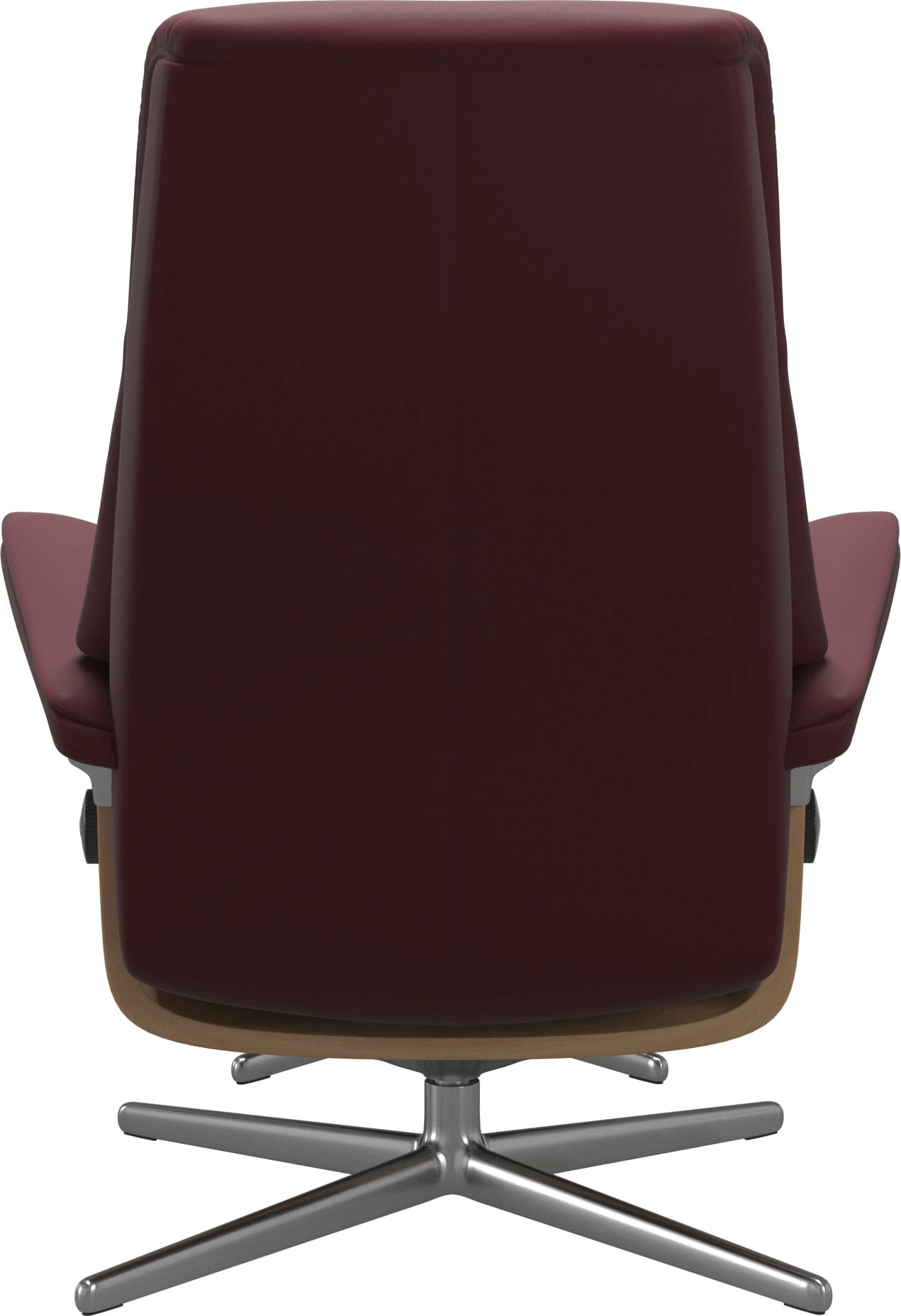 Stressless® Fußhocker »View«, mit Cross Base, Größe S, M & L, Holzakzent Eiche