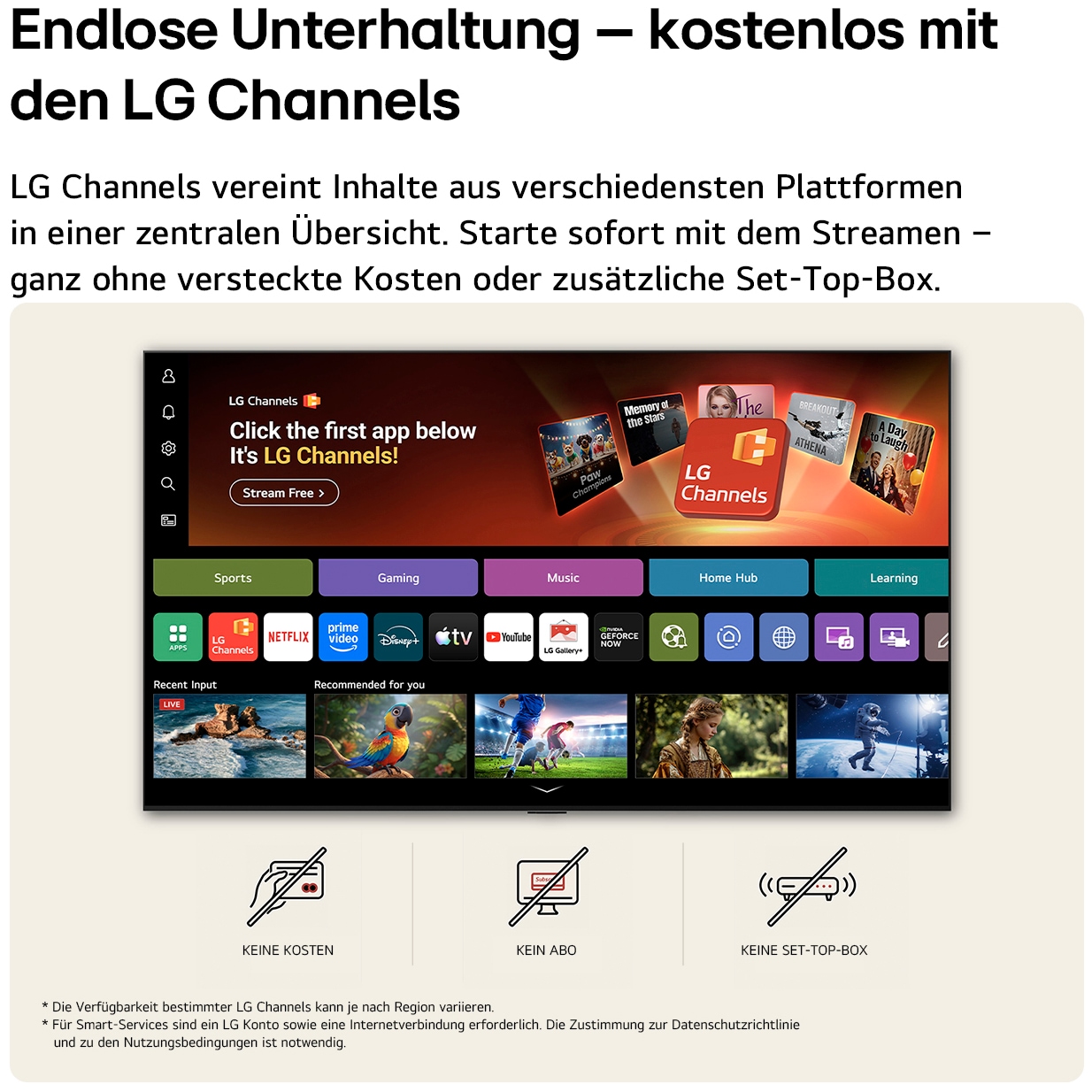 LG DLED-Fernseher »24LB70006LA« 60 cm/24 ″ Full HD Smart-TV