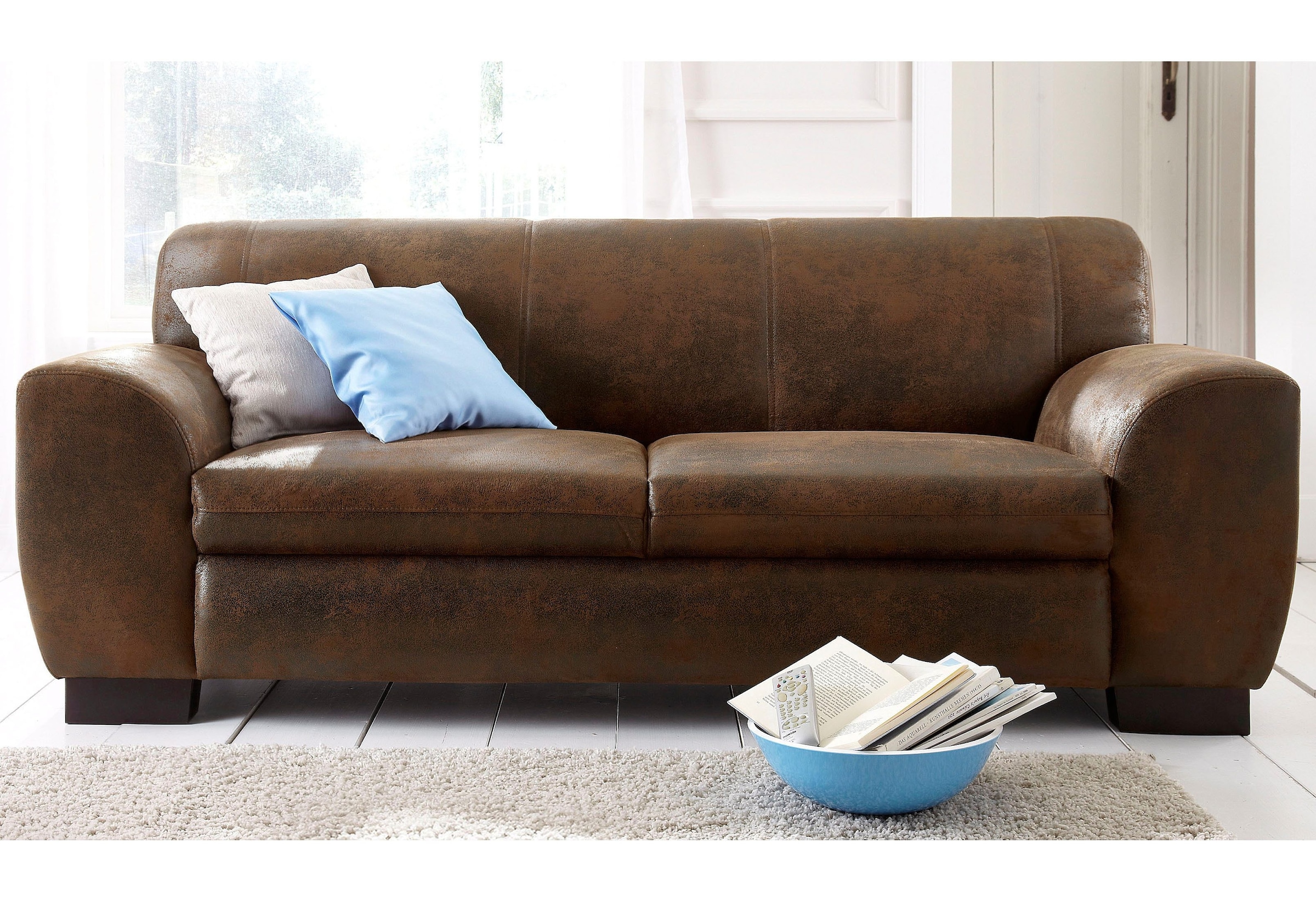 Home affaire Sofa »Nika«, 2 oder 3- Sitzer in Microfaser MELROSE