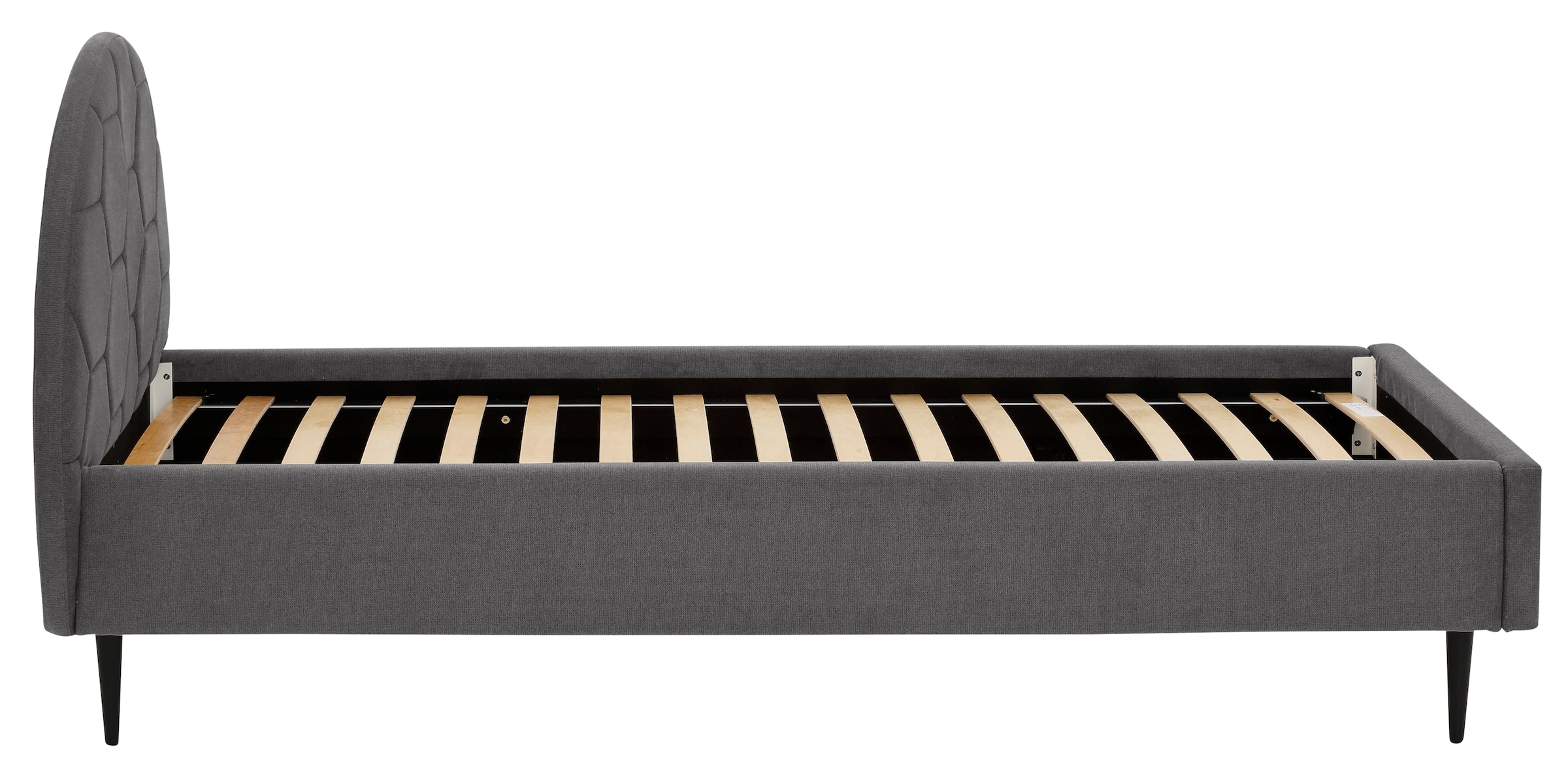 Lüttenhütt Polsterbett »Gebko« angenehm gepolstertes Kopfteil mit dekorativem Wabenmuster