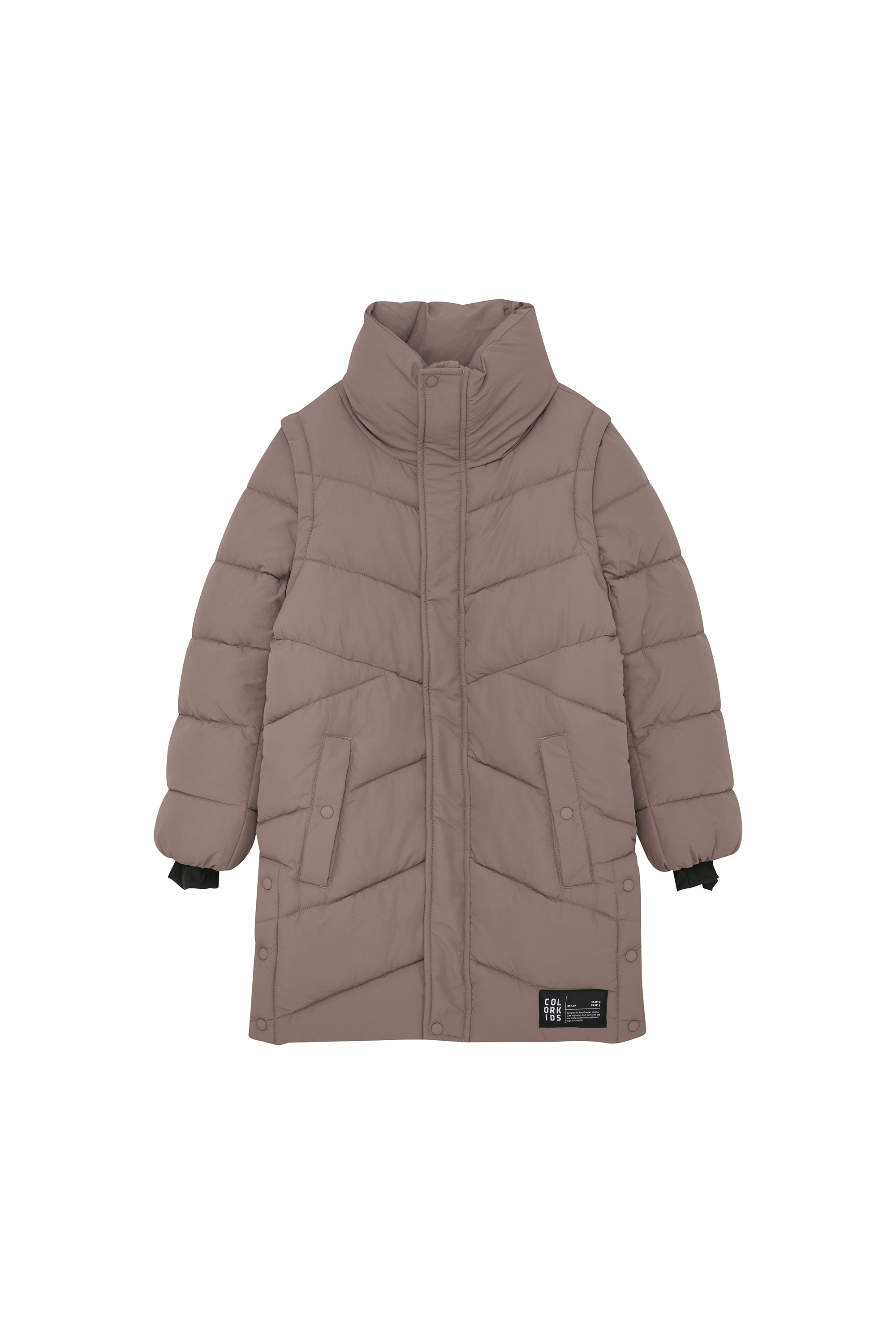 COLOR KIDS Steppjacke »Steppjacke COJr. Jacket/West - Quilt - long«