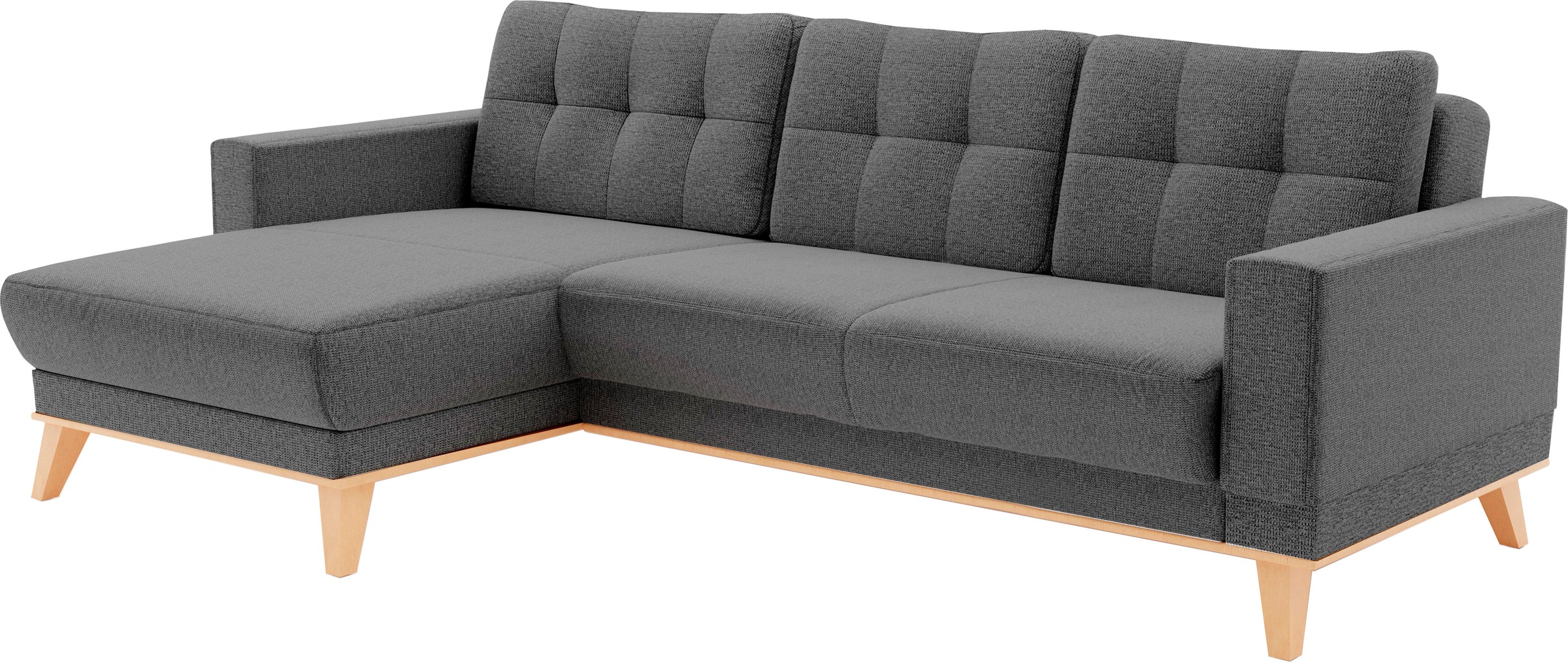 sit&more Ecksofa »Lavida L-Form«, wahlweise mit Kippfunktion und Bettkasten