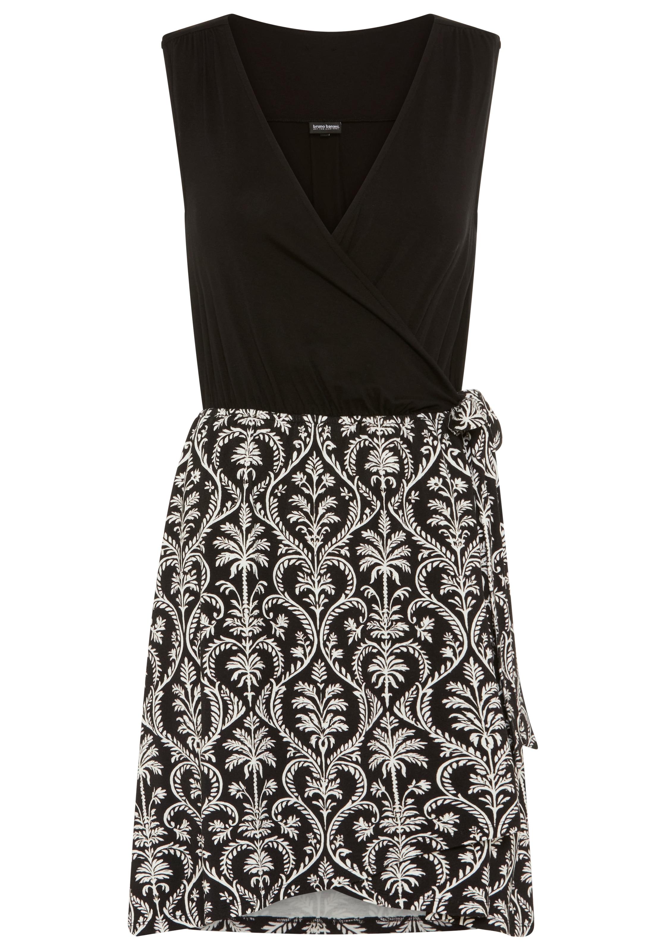 Bruno Banani Sommerkleid aus Viskose und Elasthan, gemustert