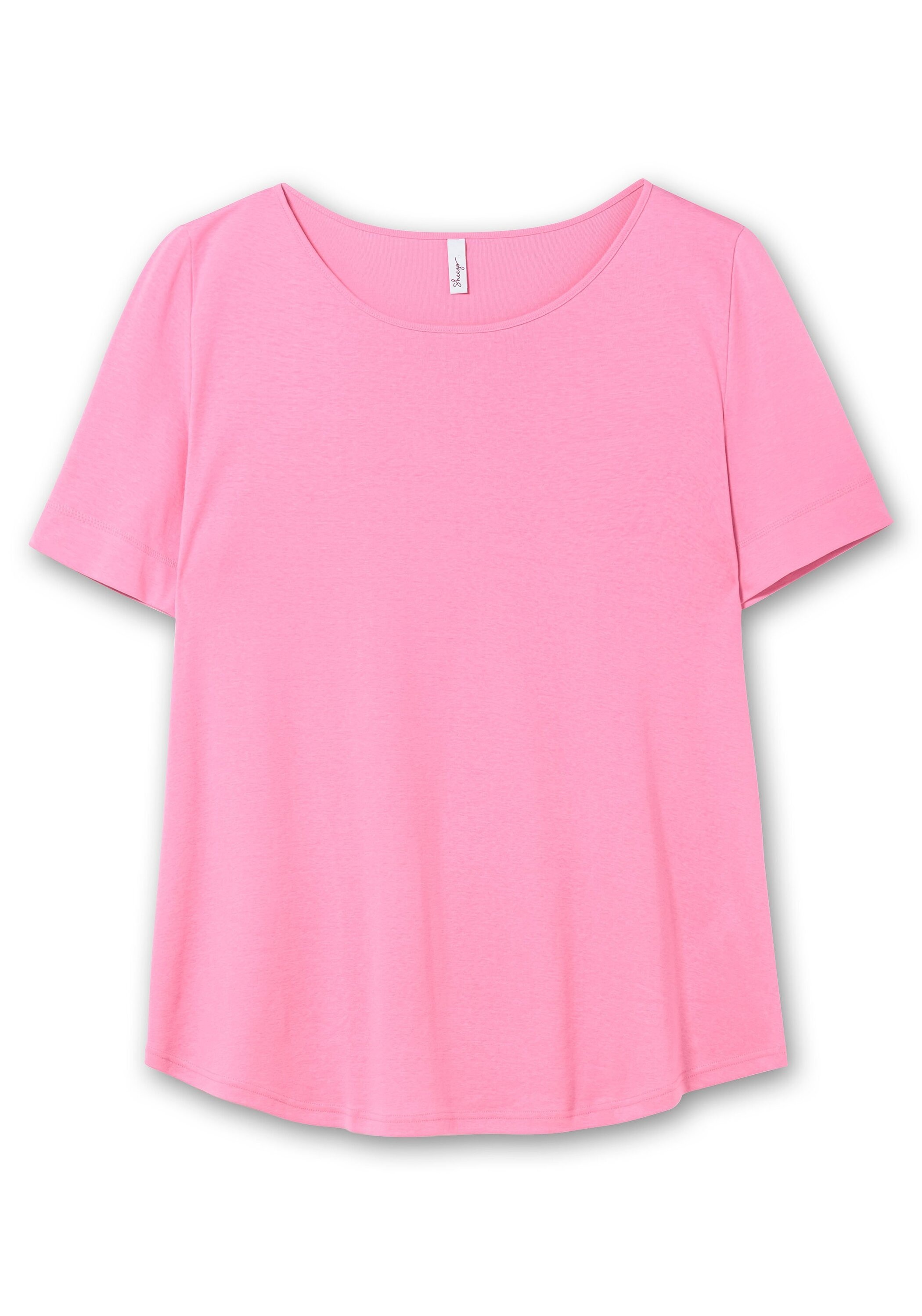 Sheego Longshirt »Longshirt mit abgerundetem Saum«
